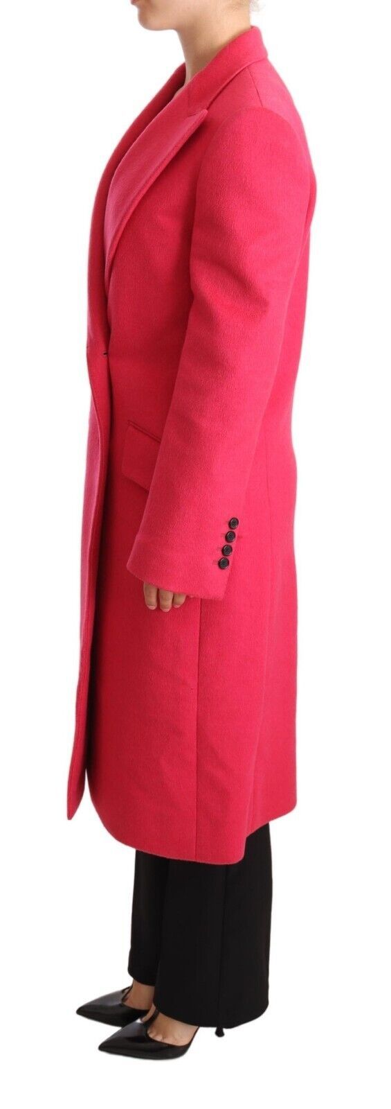 Dolce & Gabbana Pink Double Breasted Trenchcoat Women's Jacket