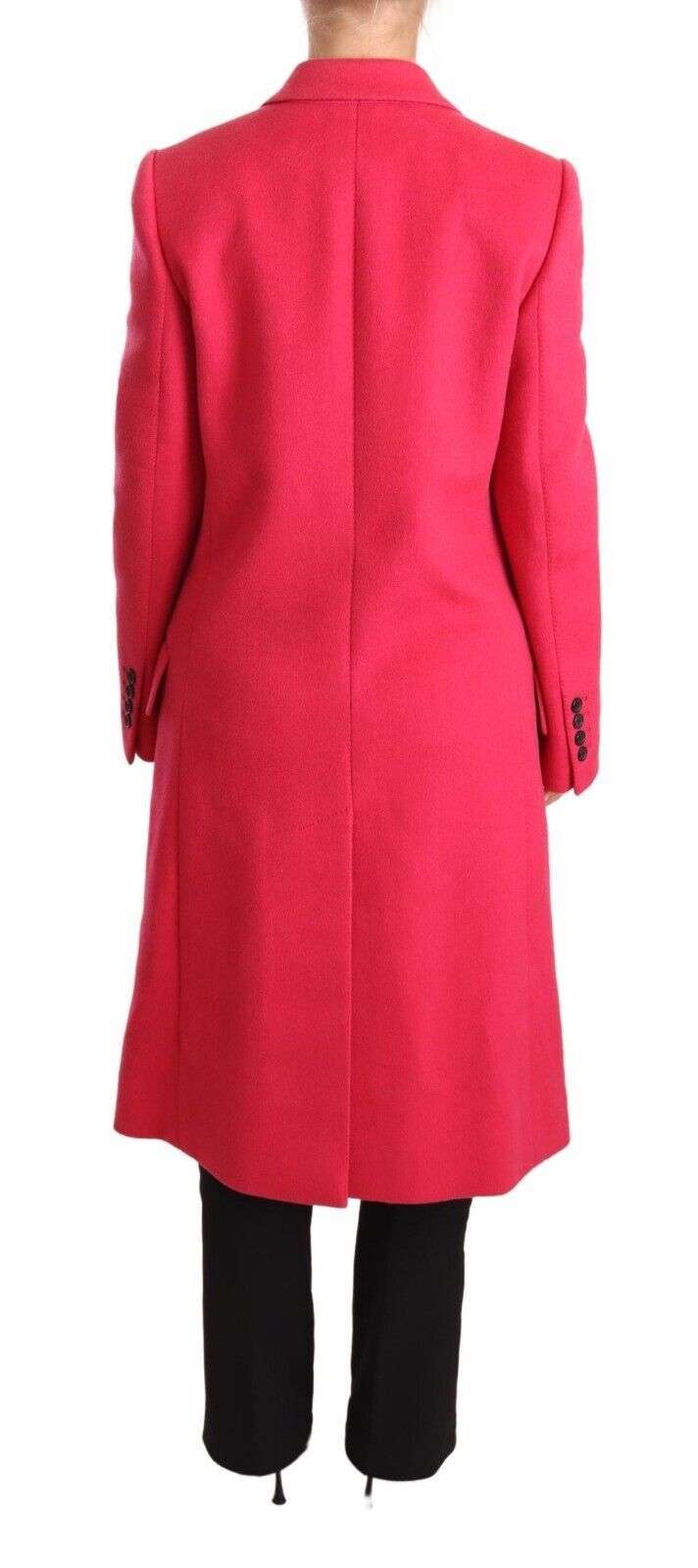 Dolce & Gabbana Pink Double Breasted Trenchcoat Women's Jacket