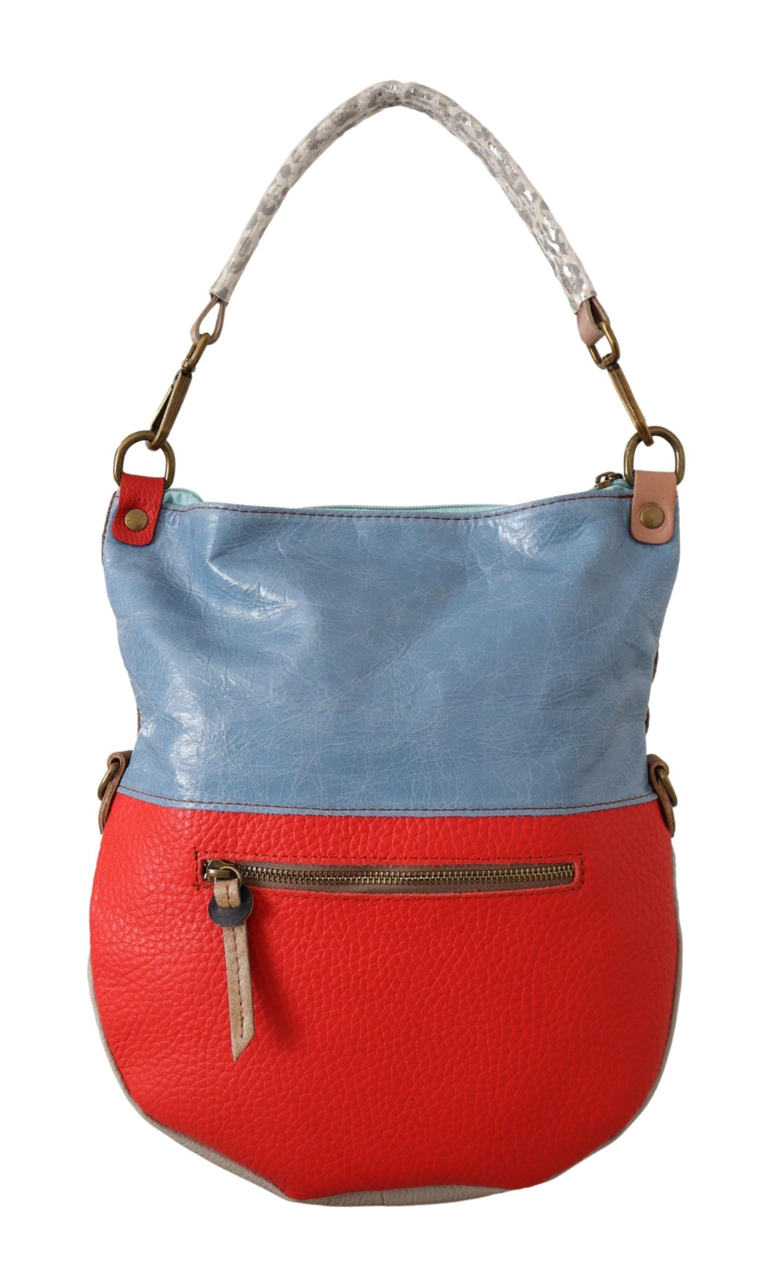 EBARRITO Chic Multicolor Leather Tote with Gold Women's Accents