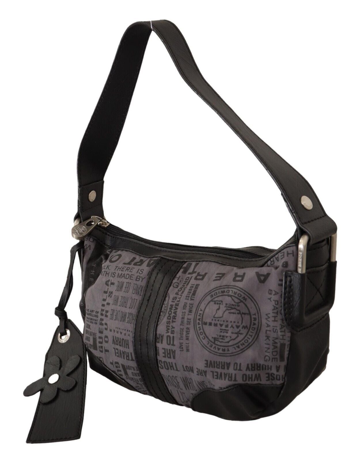 WAYFARER Chic Gray Fabric Shoulder Women's Handbag