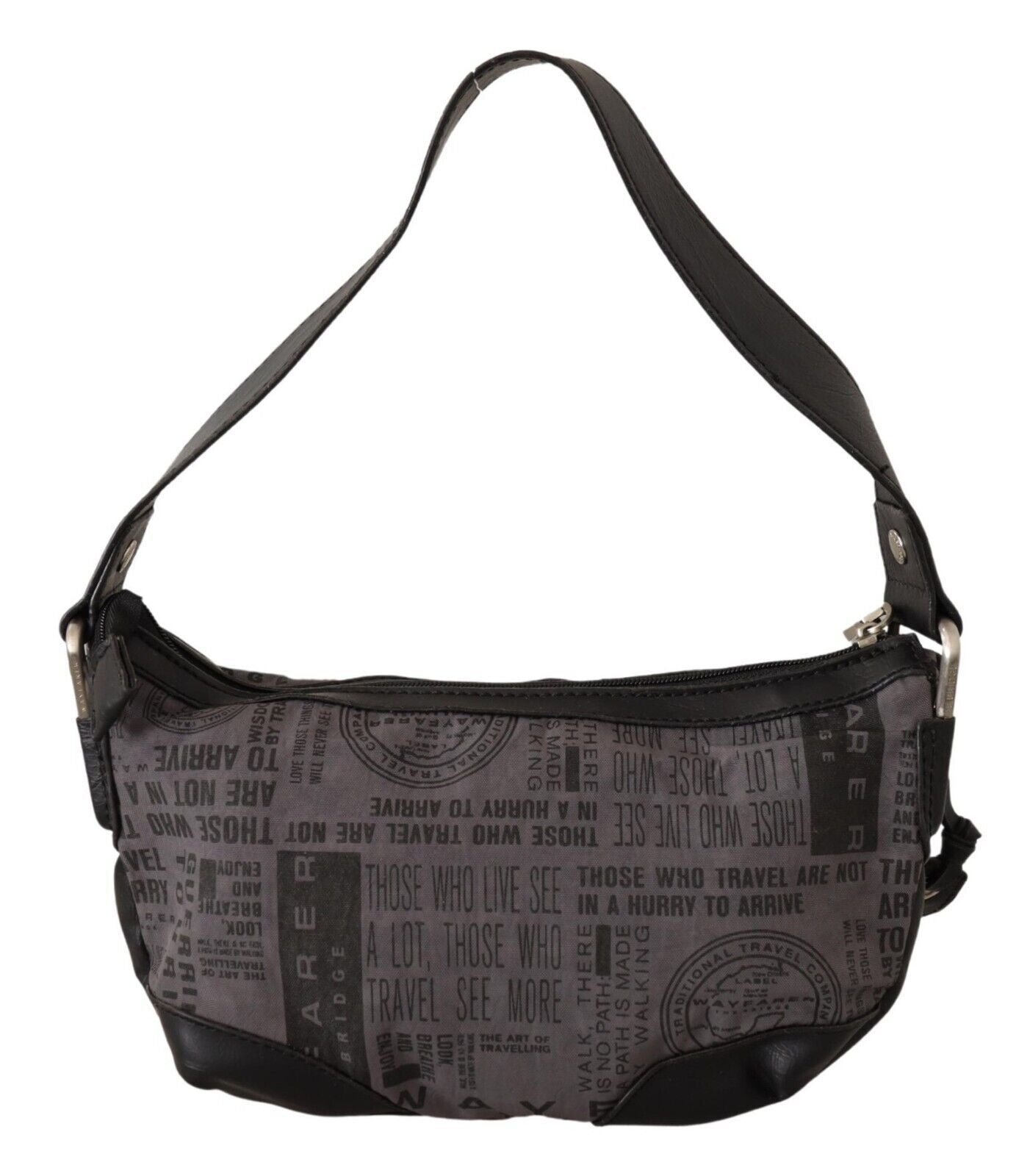 WAYFARER Chic Gray Fabric Shoulder Women's Handbag