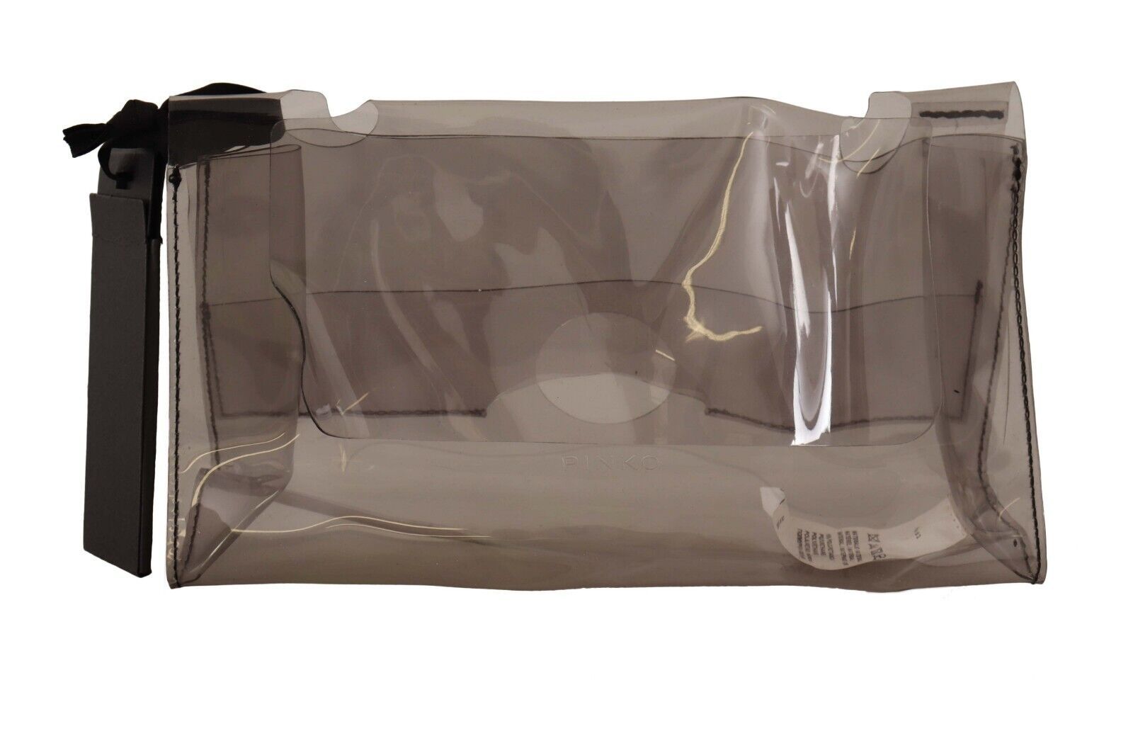 PINKO Chic Transparent Clutch for Evening Women's Elegance