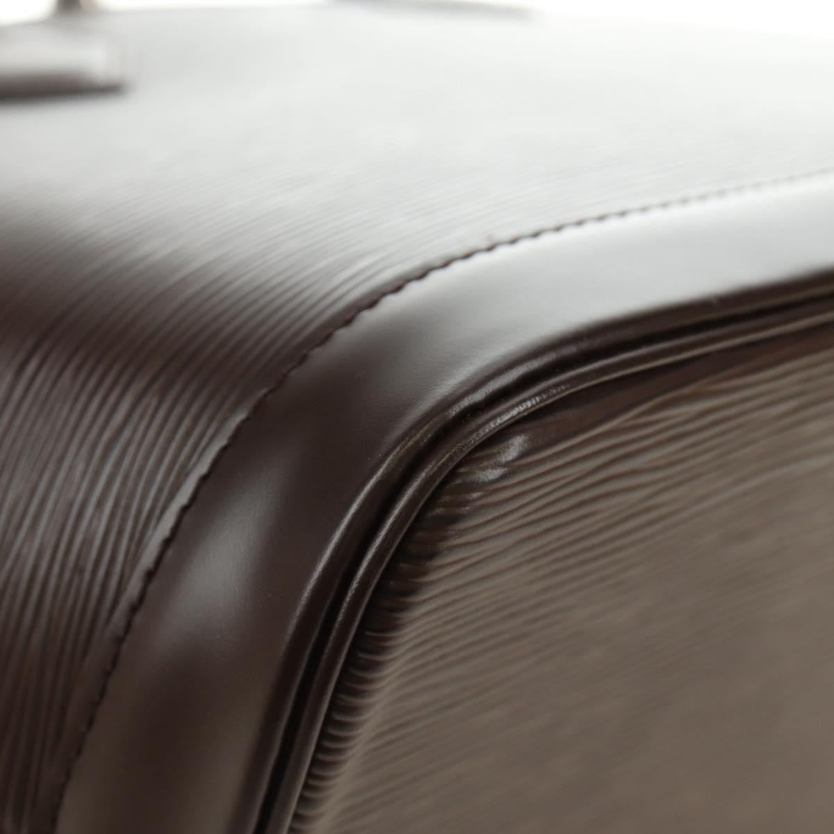 Louis Vuitton Alma Epi Leather Brown Leather Handbag (Pre-Owned)
