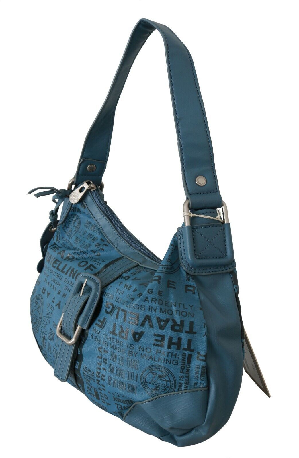 WAYFARER Chic Blue Fabric Shoulder Bag - Perfect for Everyday Women's Elegance