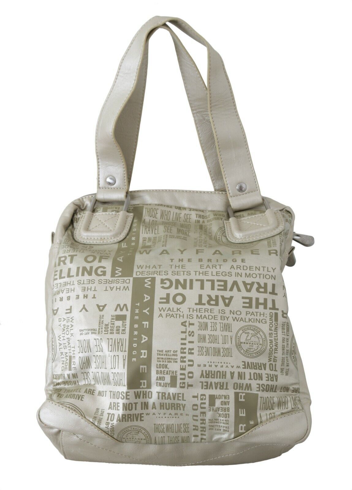 WAYFARER Chic White Fabric Shoulder Women's Bag