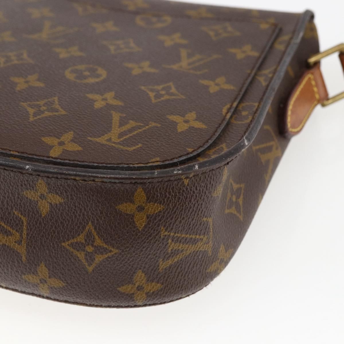 Louis Vuitton Saint Cloud Monogram Canvas Brown Canvas Shoulder Bag Bag (Pre-Owned)