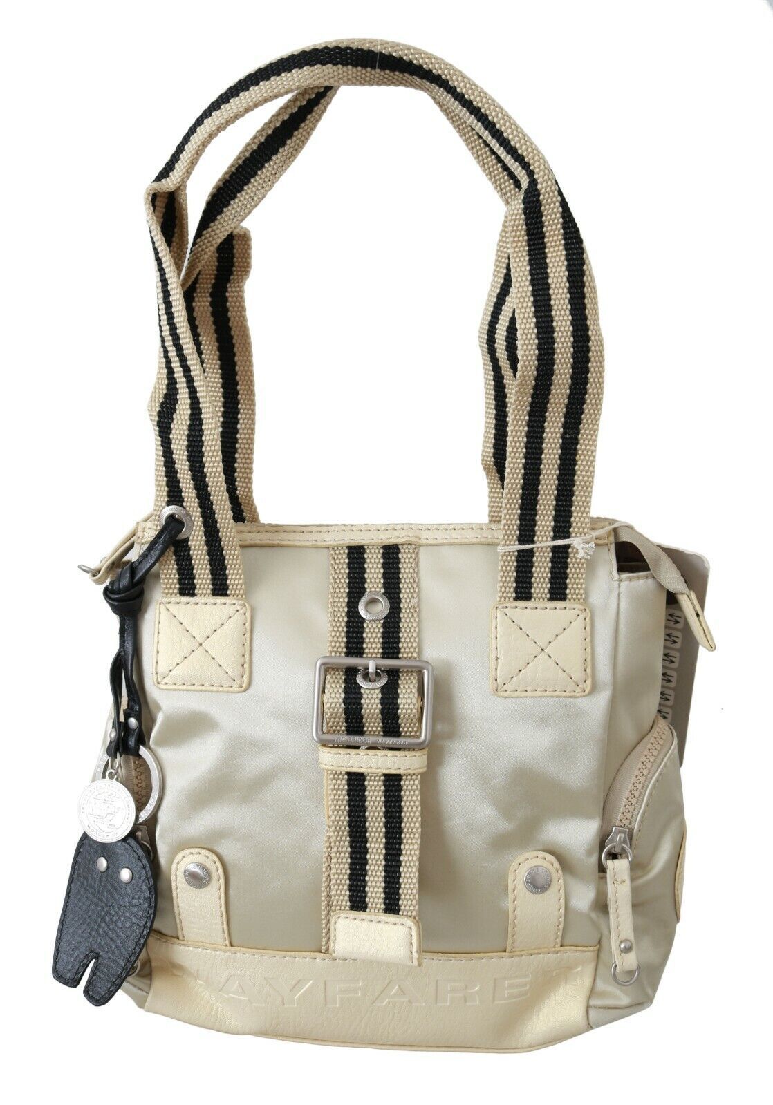WAYFARER Beige Handbag Shoulder Tote Fabric Women's Purse