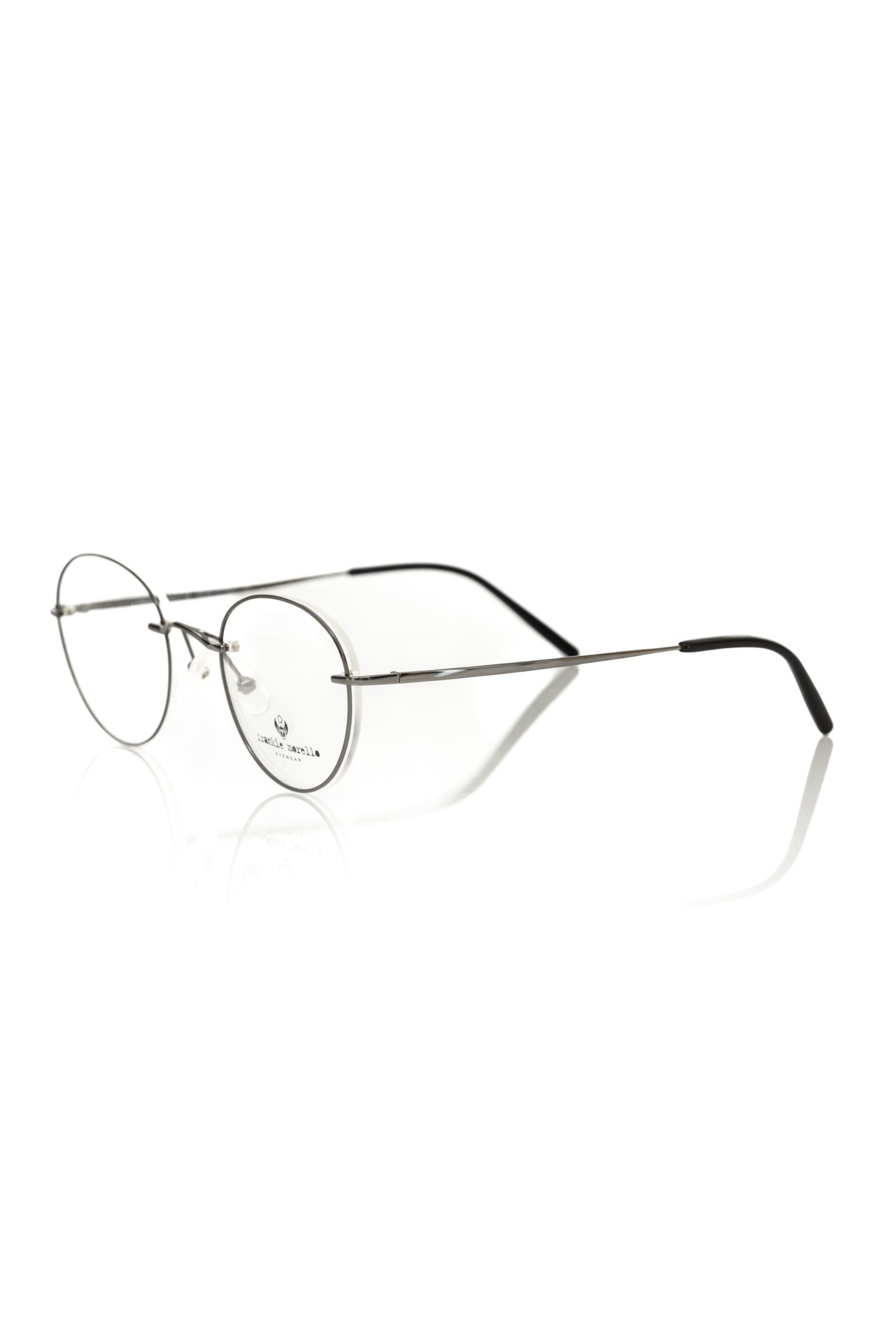 Frankie Morello Gray Metallic Men's Eyeglass Men's Frame