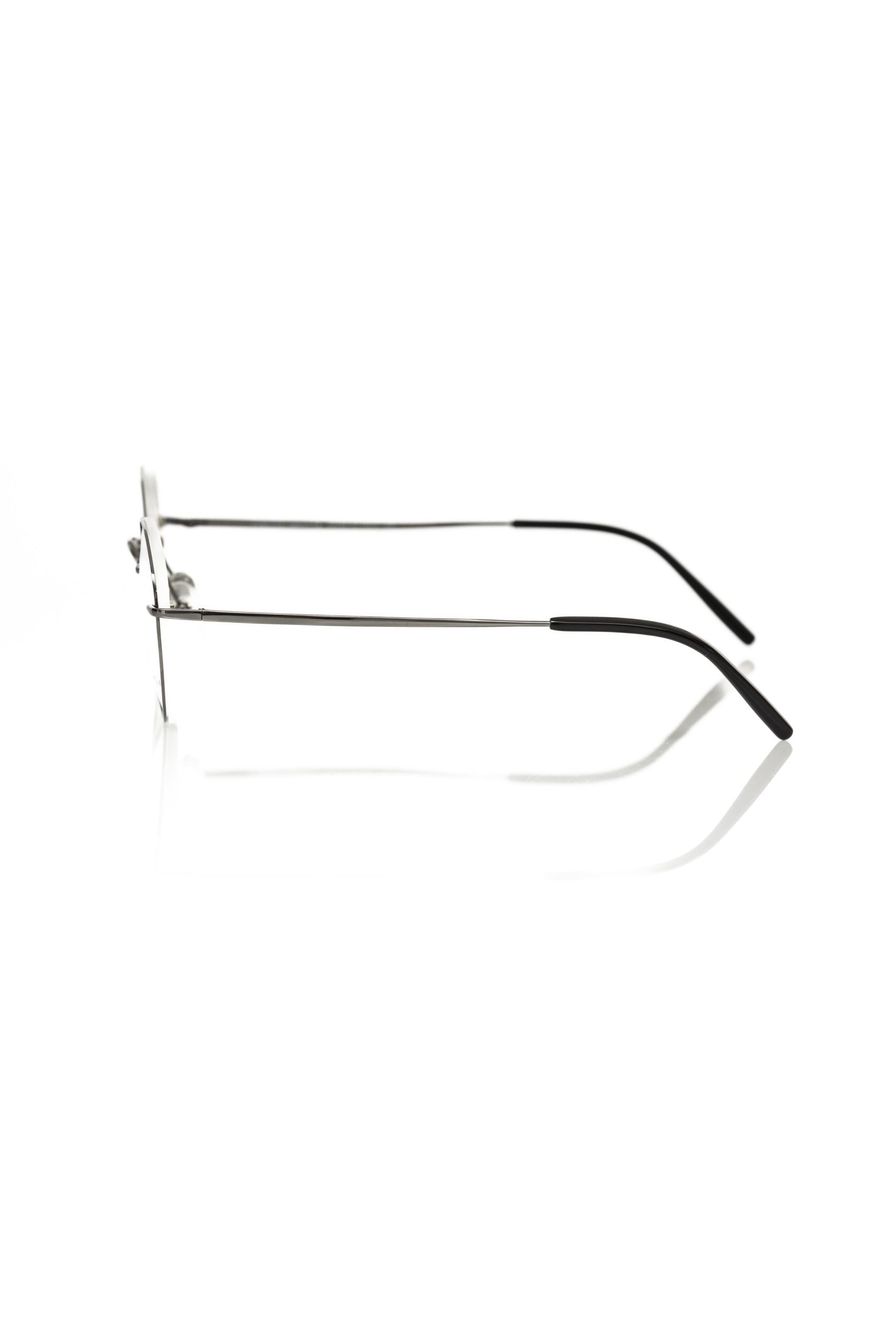Frankie Morello Gray Metallic Men's Eyeglass Men's Frame