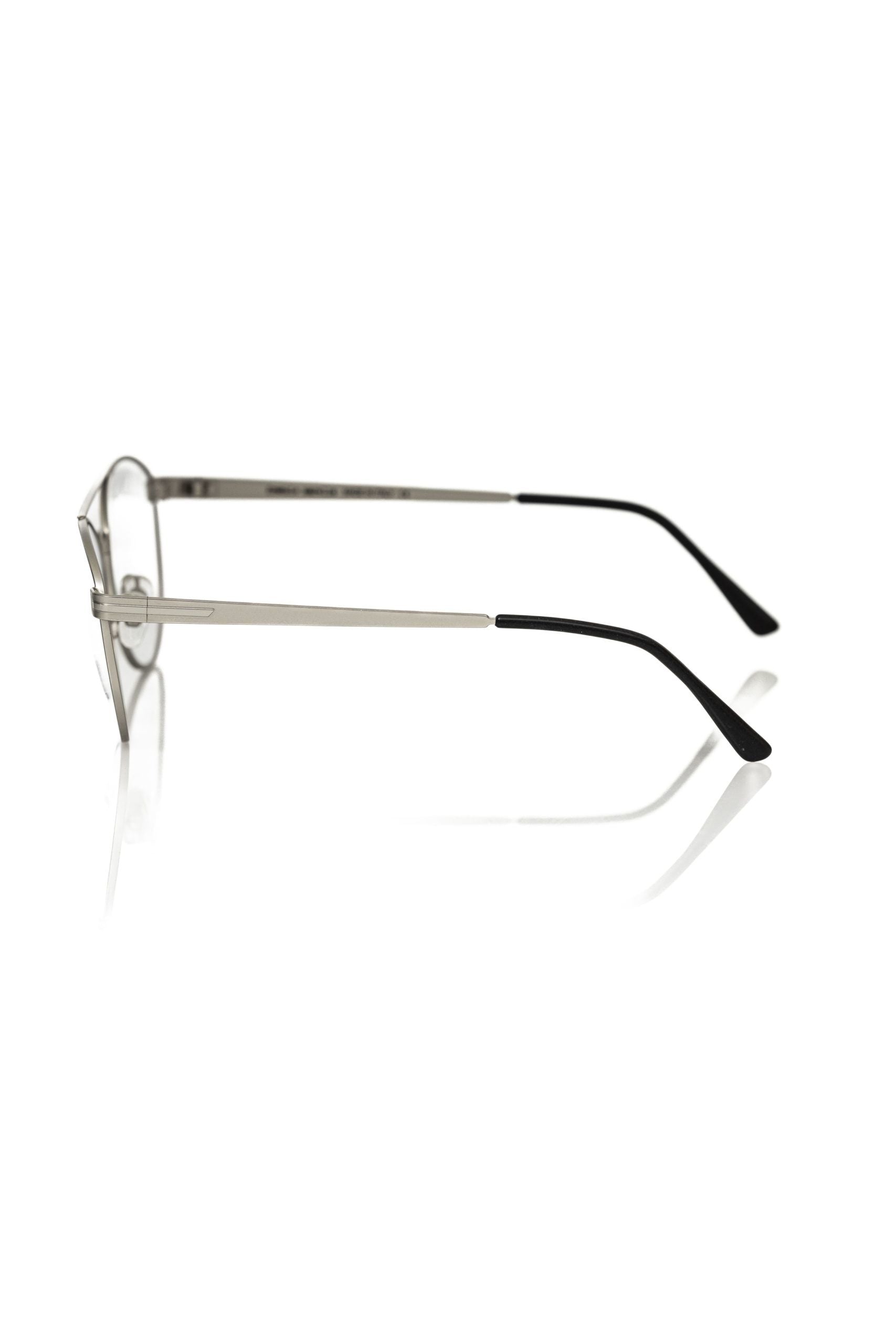 Frankie Morello Silver Metallic Unisex Men's Frame