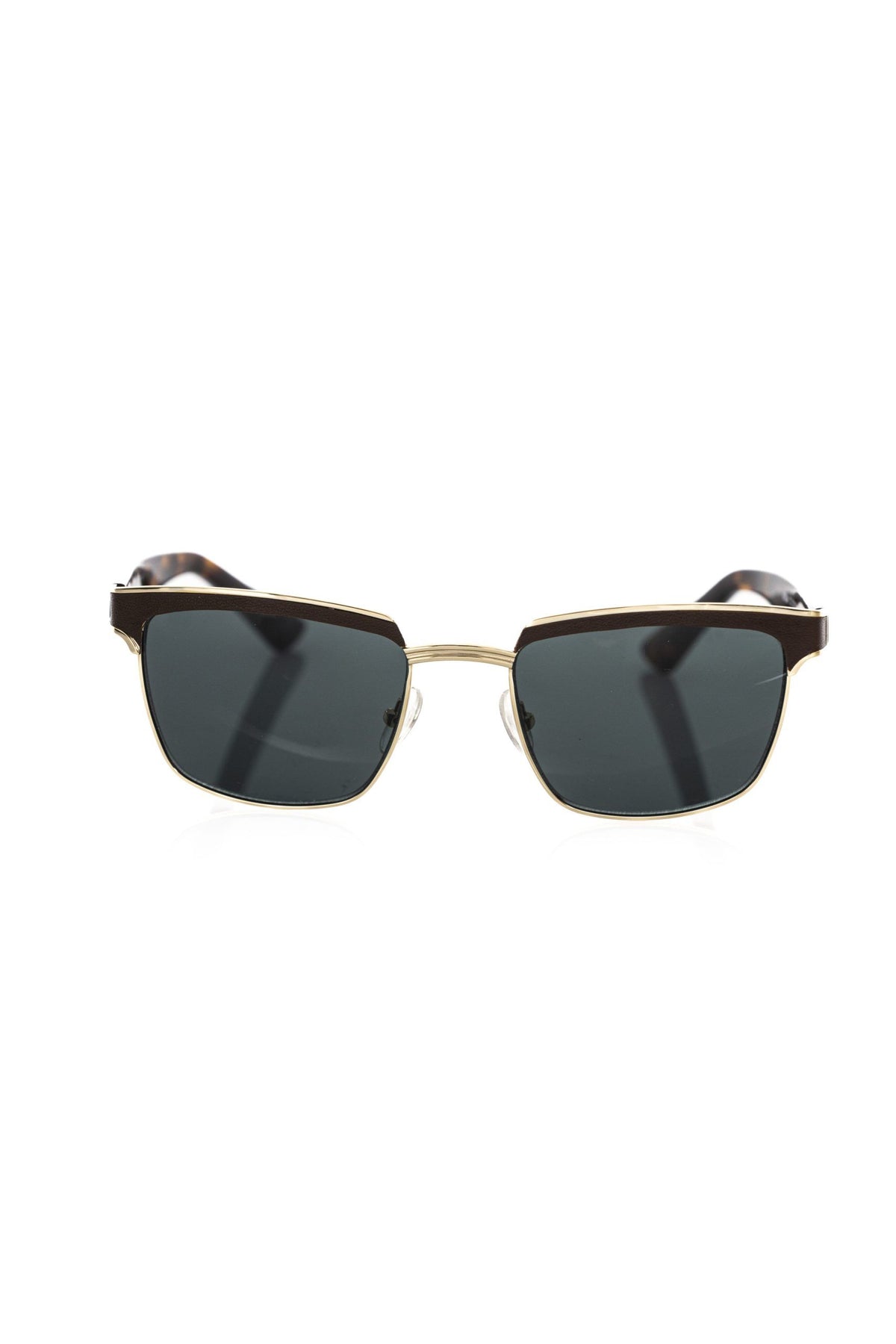 Frankie Morello Brown Metallic Men's Men's Sunglass