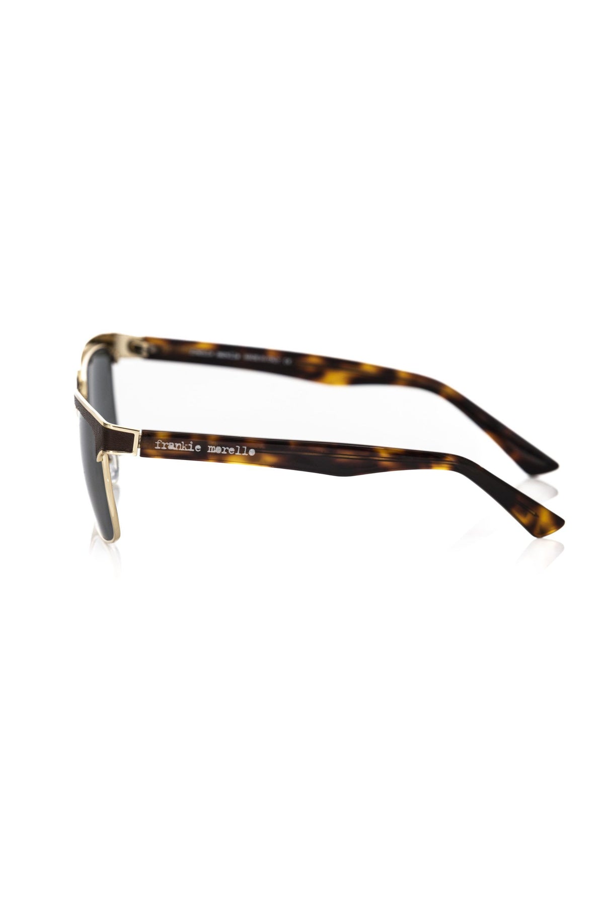 Frankie Morello Brown Metallic Men's Men's Sunglass