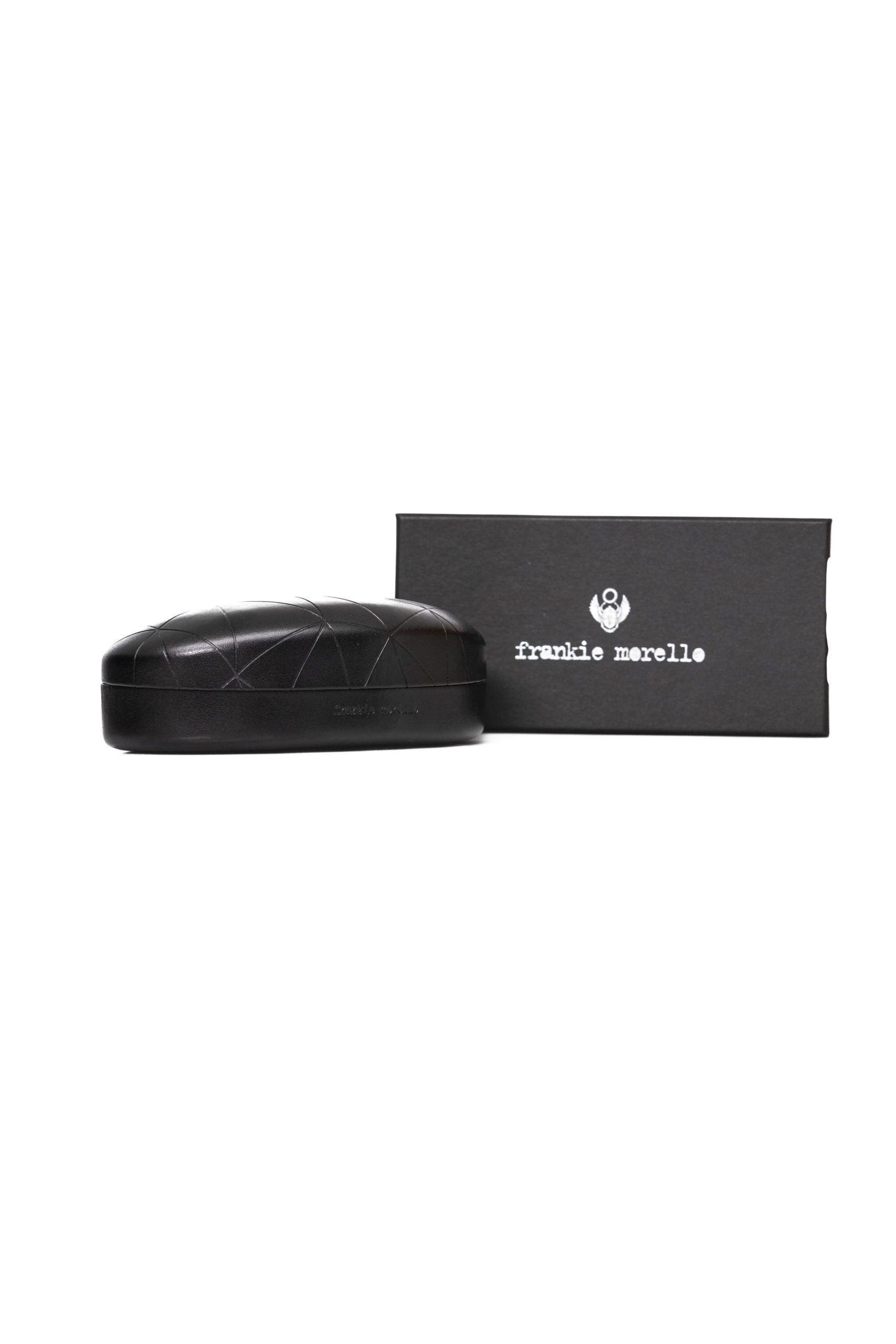 Frankie Morello Silver Metallic Fiber Men's Men's Sunglass