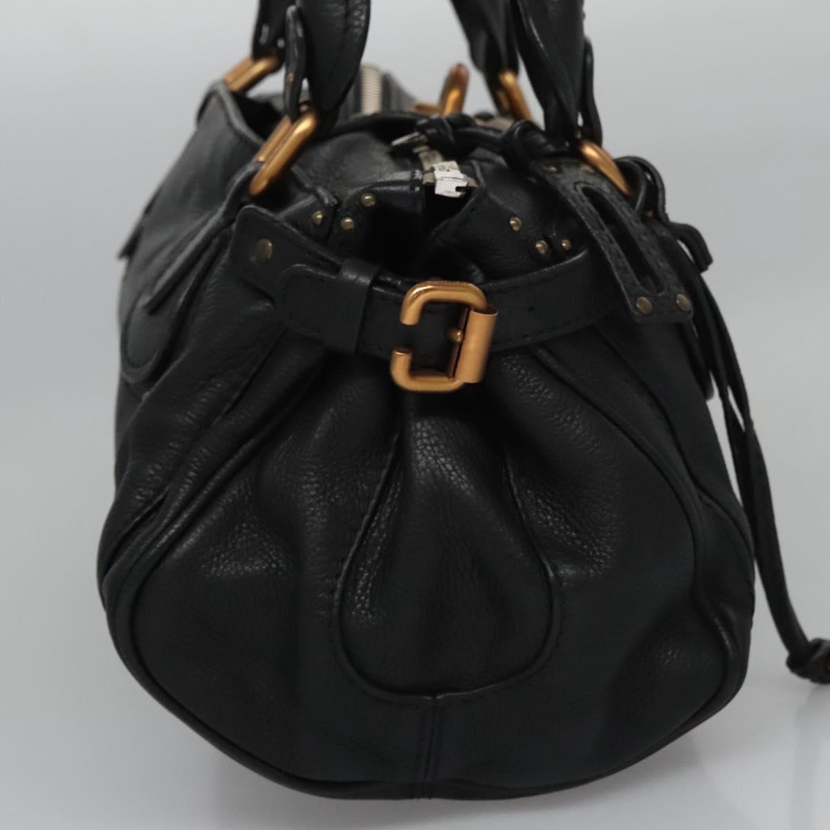 Chloé Paddington Black Leather Handbag (Pre-Owned)