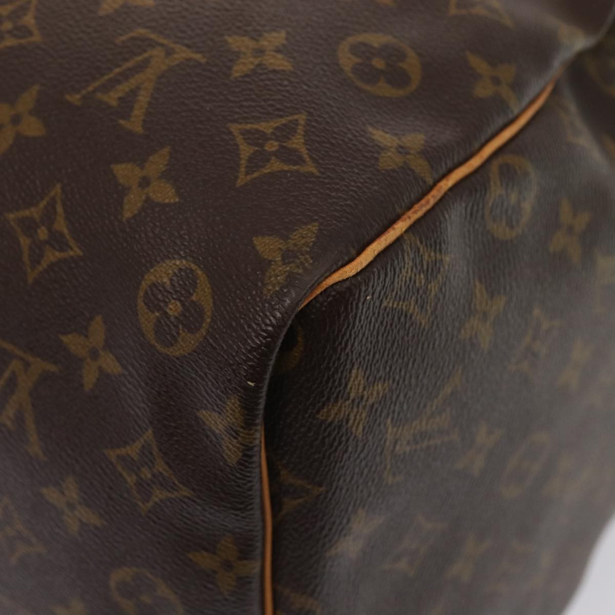 Louis Vuitton Keepall Monogram Canvas Brown Canvas Travel Bag Bag (Pre-Owned)