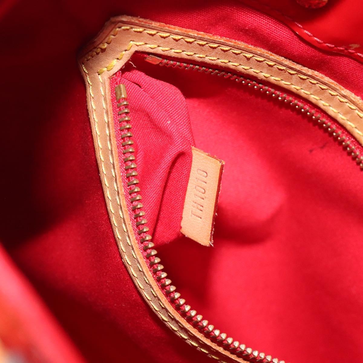 Louis Vuitton Reade Red Patent Leather Tote Bag (Pre-Owned)