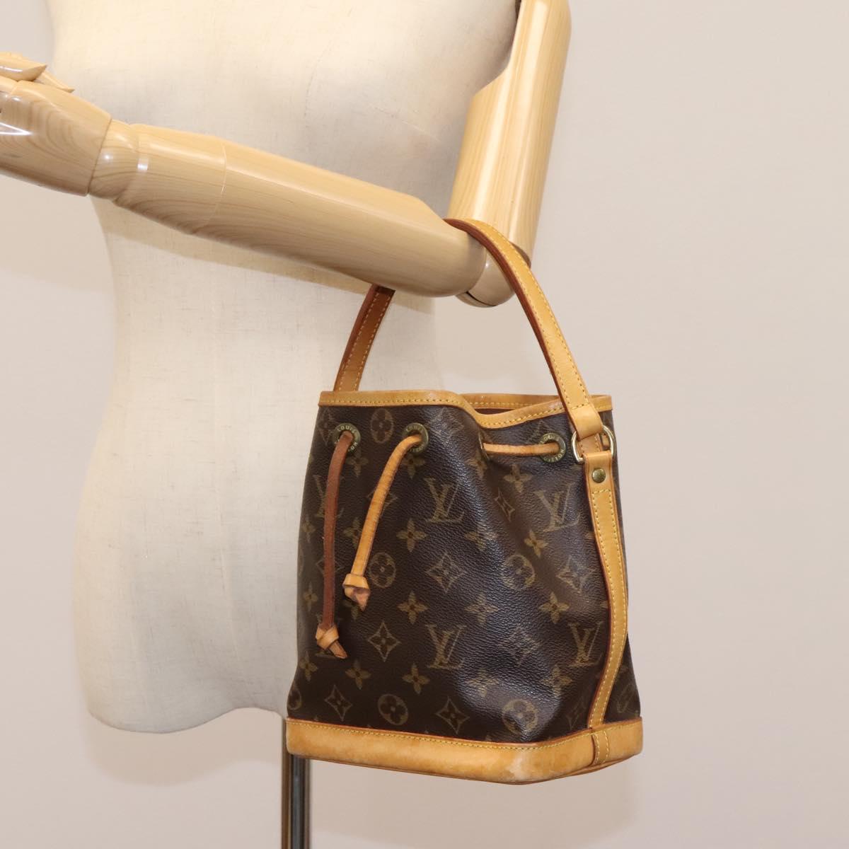 Louis Vuitton Noe Brown Canvas Handbag (Pre-Owned)