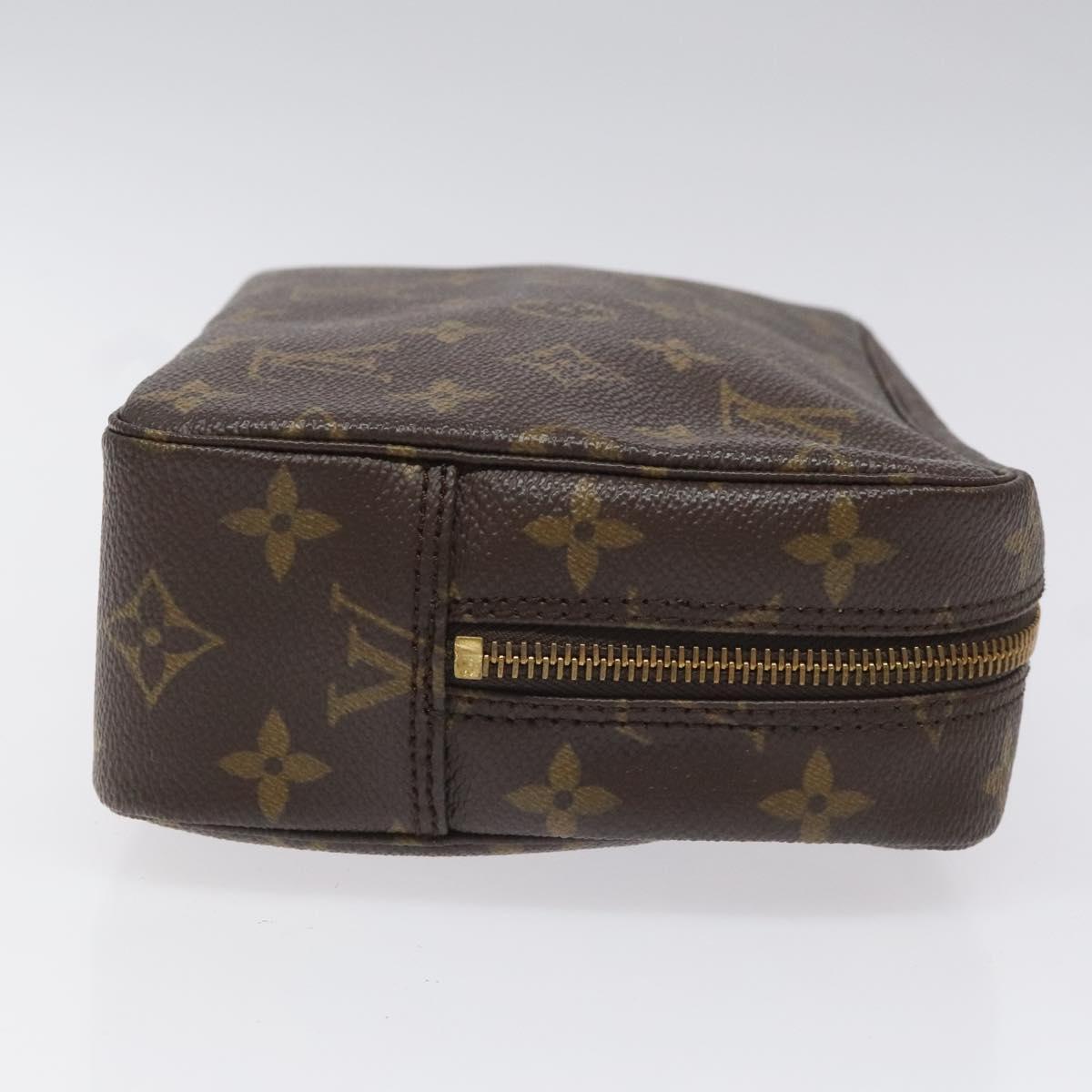 Louis Vuitton Trousse De Toilette Brown Canvas Clutch Bag (Pre-Owned)