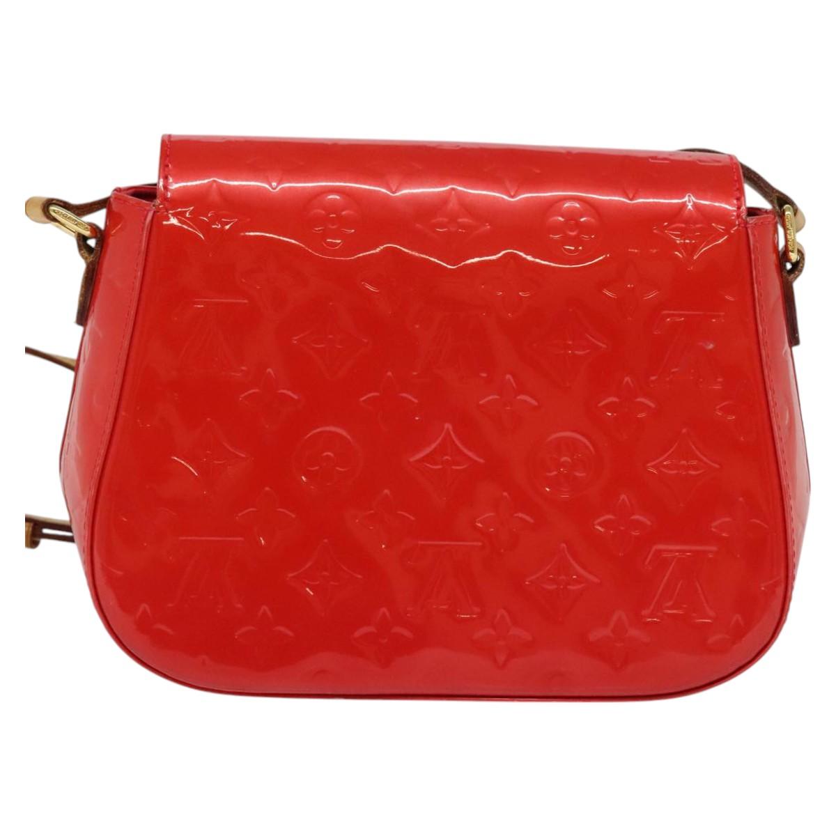 Louis Vuitton Bellflower Red Patent Leather Shoulder Bag (Pre-Owned)