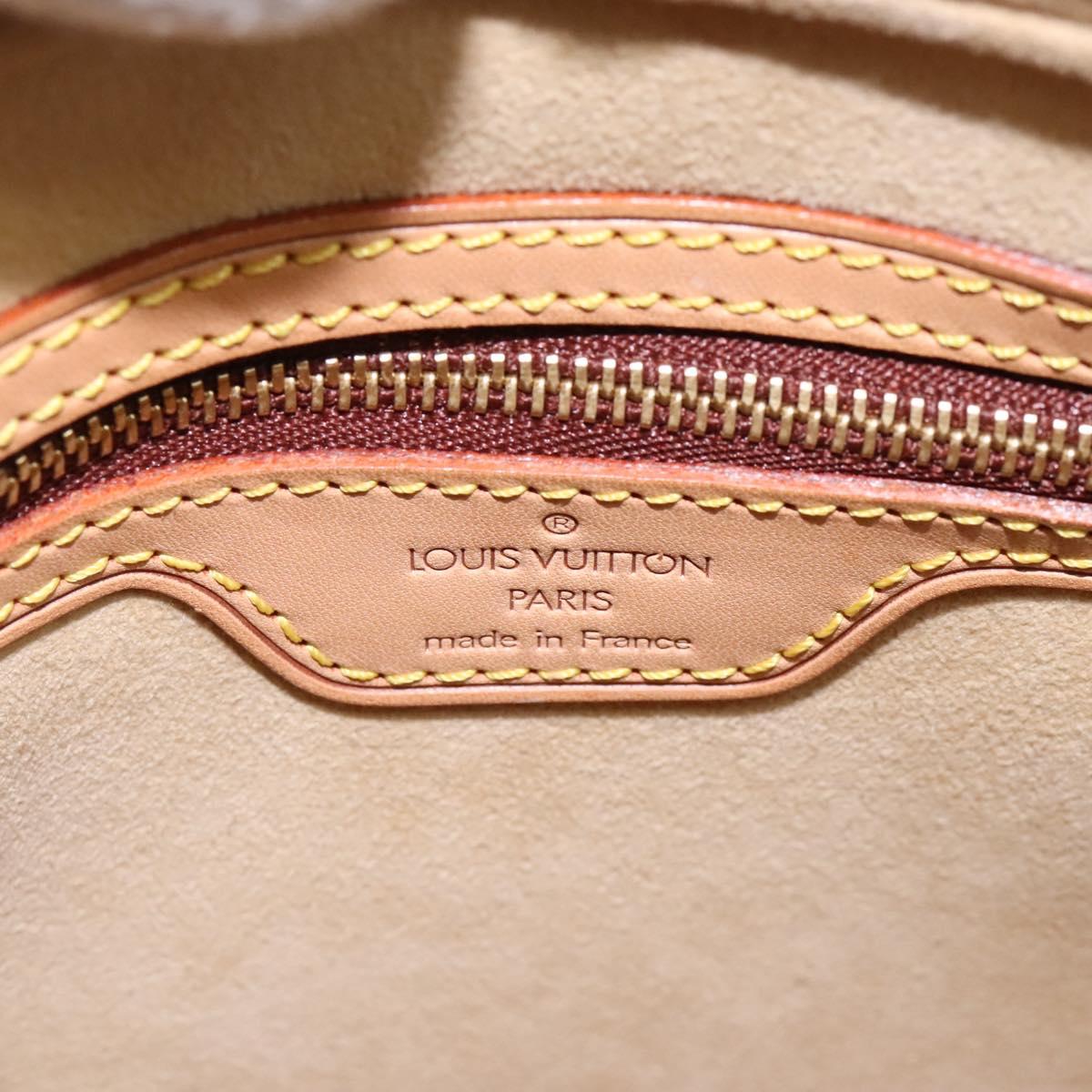 Louis Vuitton Looping Mm Brown Canvas Shoulder Bag (Pre-Owned)