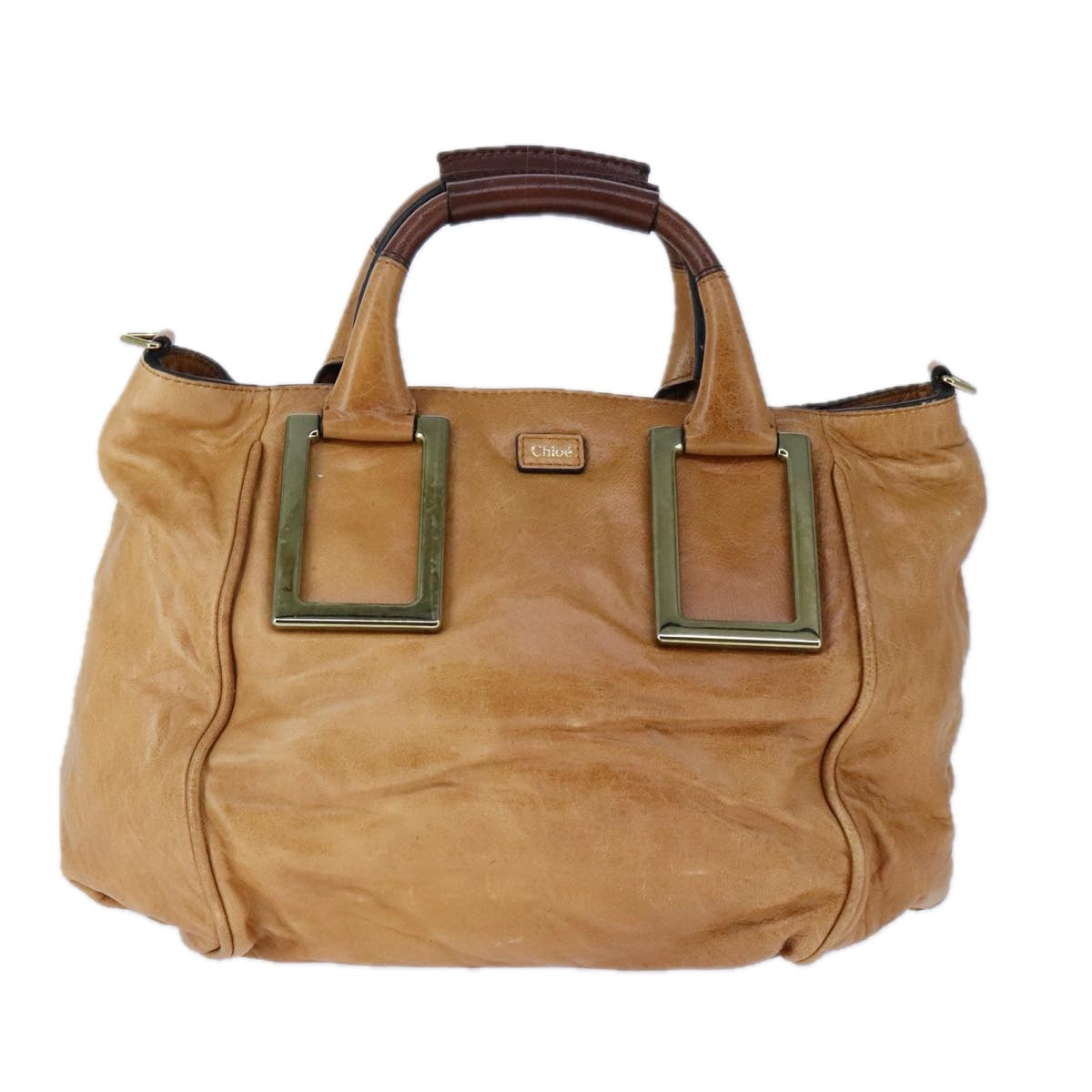 Chloé Ethel Brown Leather Handbag (Pre-Owned)