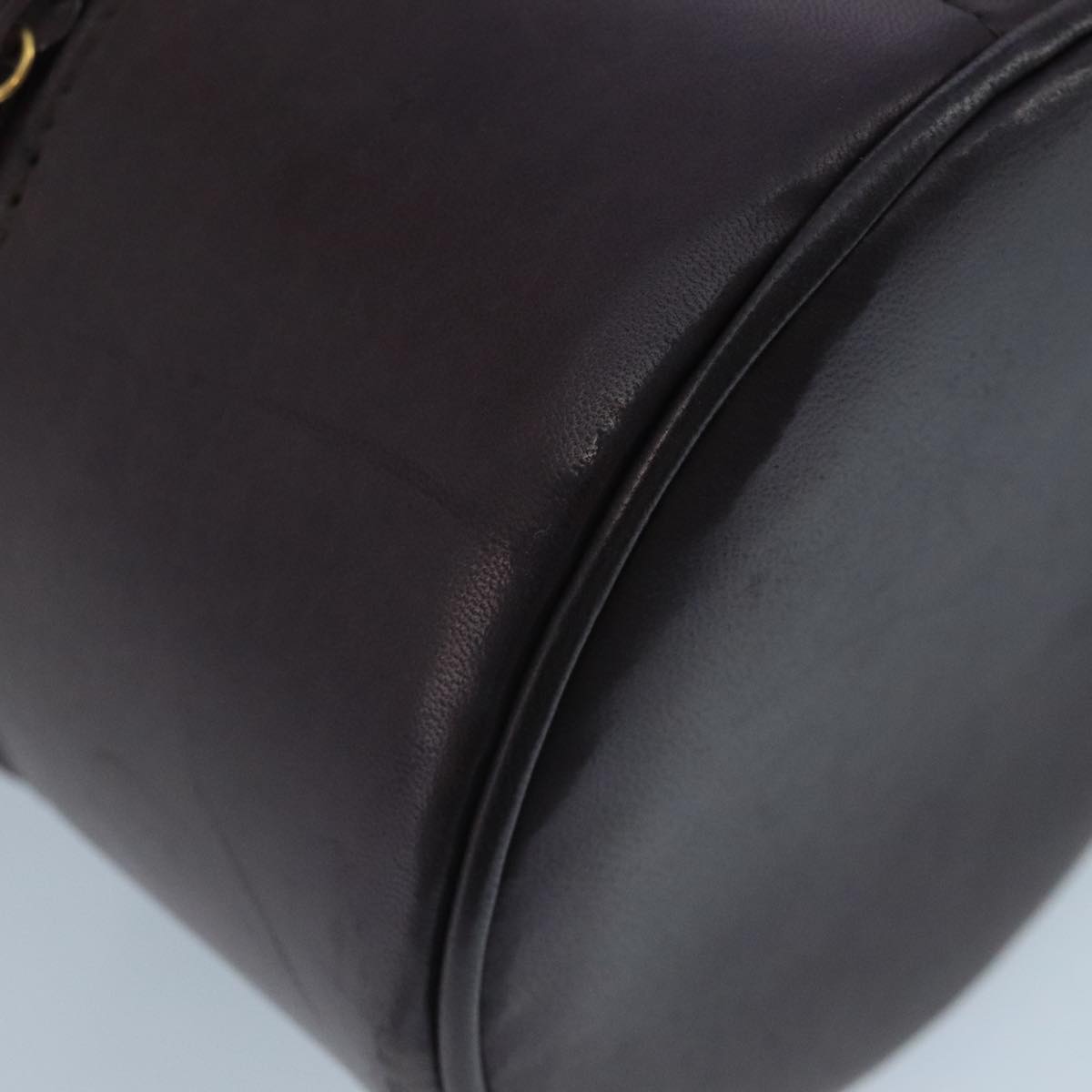 Gucci Vanity Purple Leather Handbag (Pre-Owned)