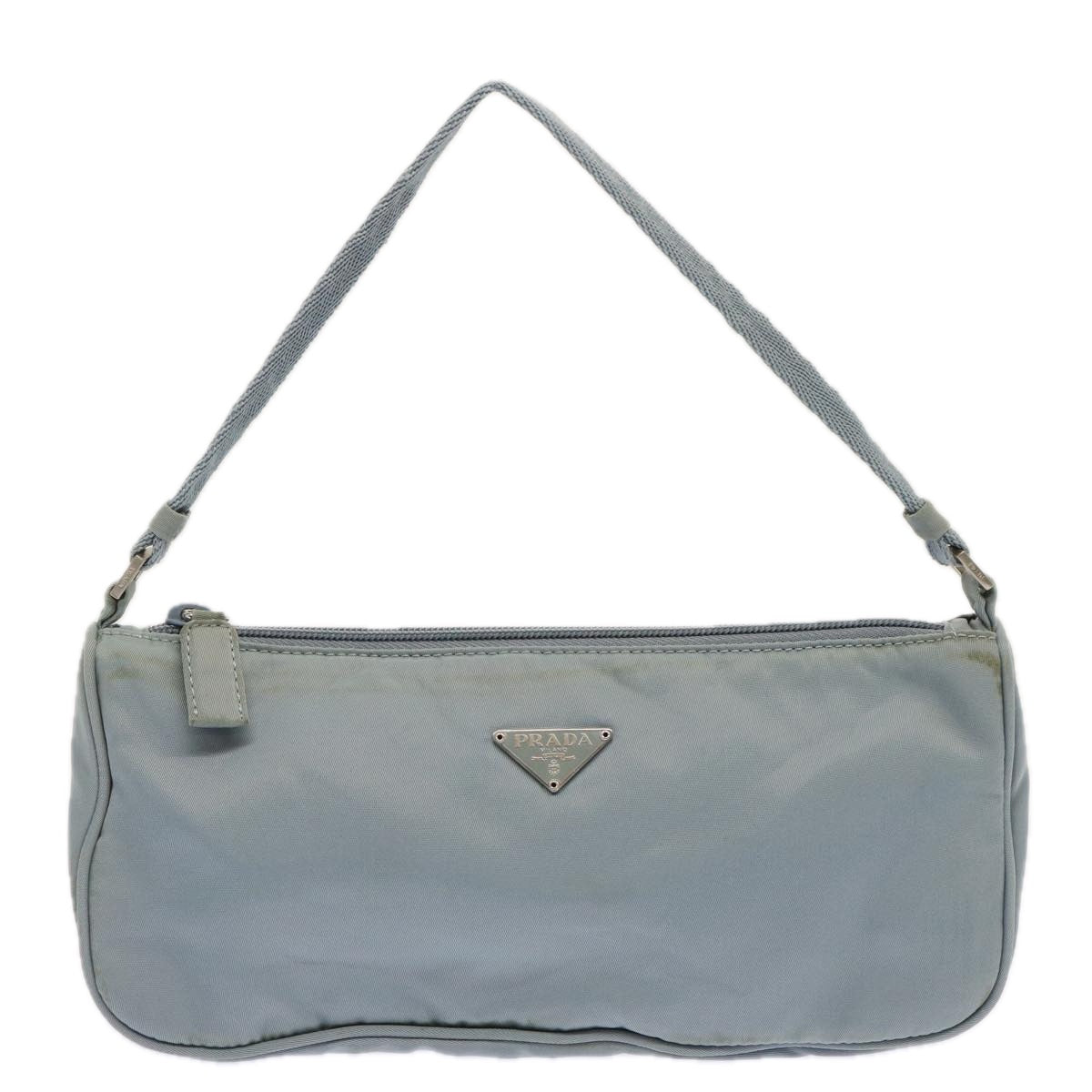 Prada Blue Synthetic Clutch Bag (Pre-Owned)