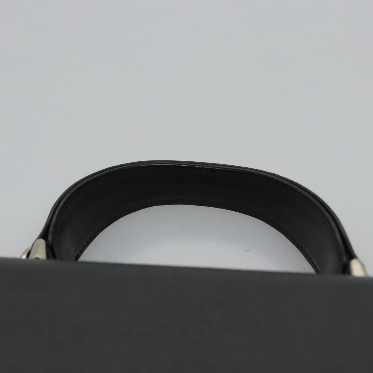 Burberry Black Leather Handbag (Pre-Owned)