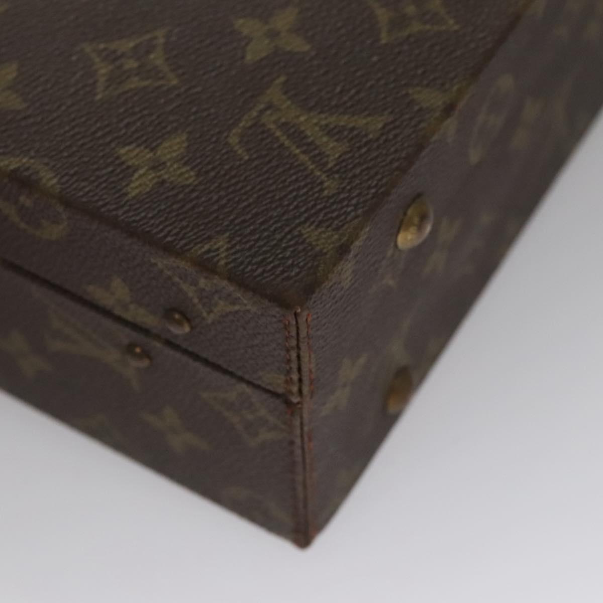 Louis Vuitton President Brown Canvas Briefcase Bag (Pre-Owned)