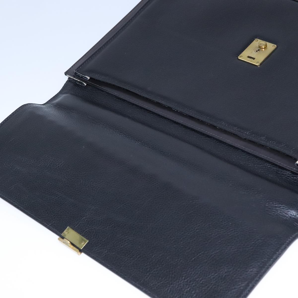 Bally Black Leather Briefcase Bag (Pre-Owned)