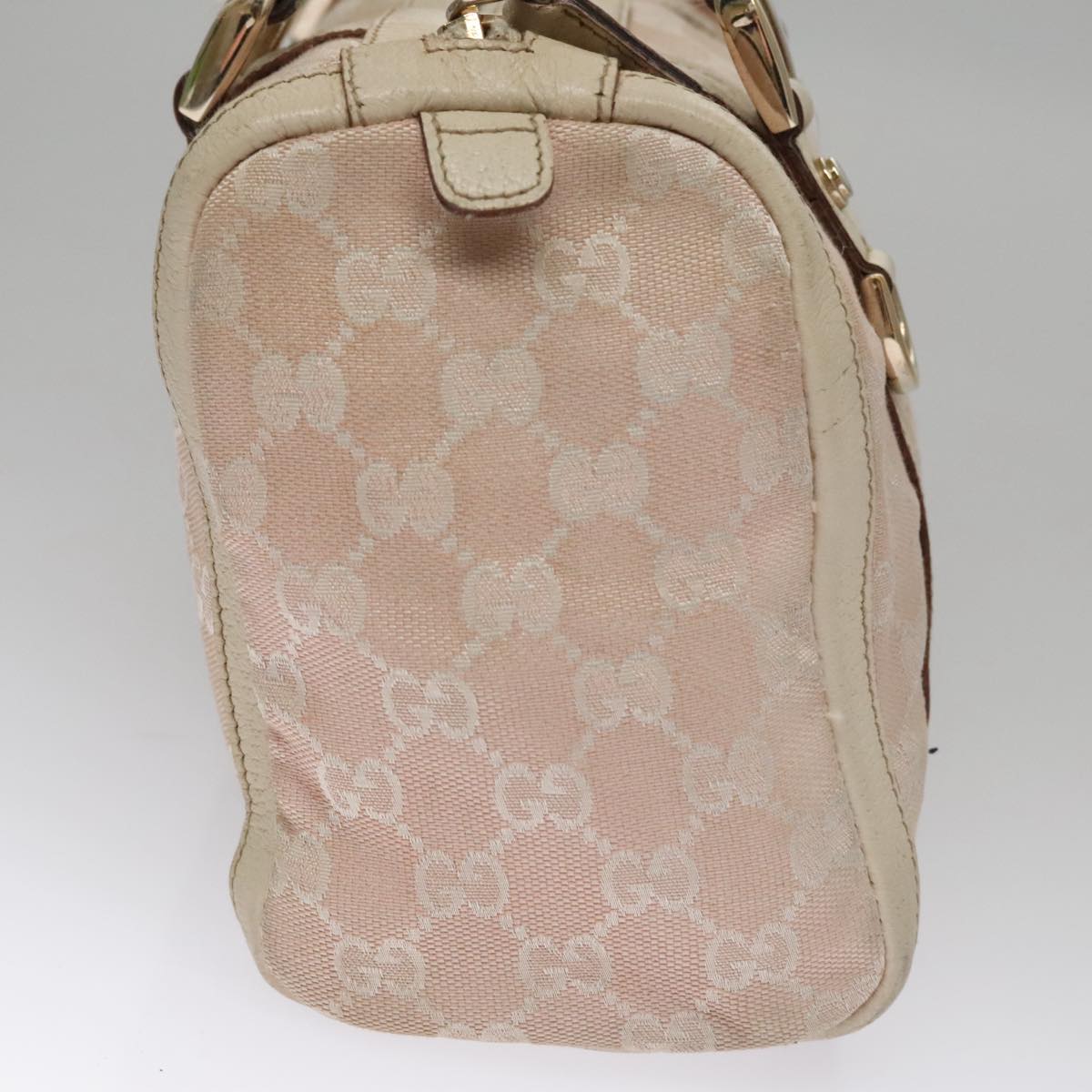 Gucci Gg Canvas Pink Canvas Handbag (Pre-Owned)