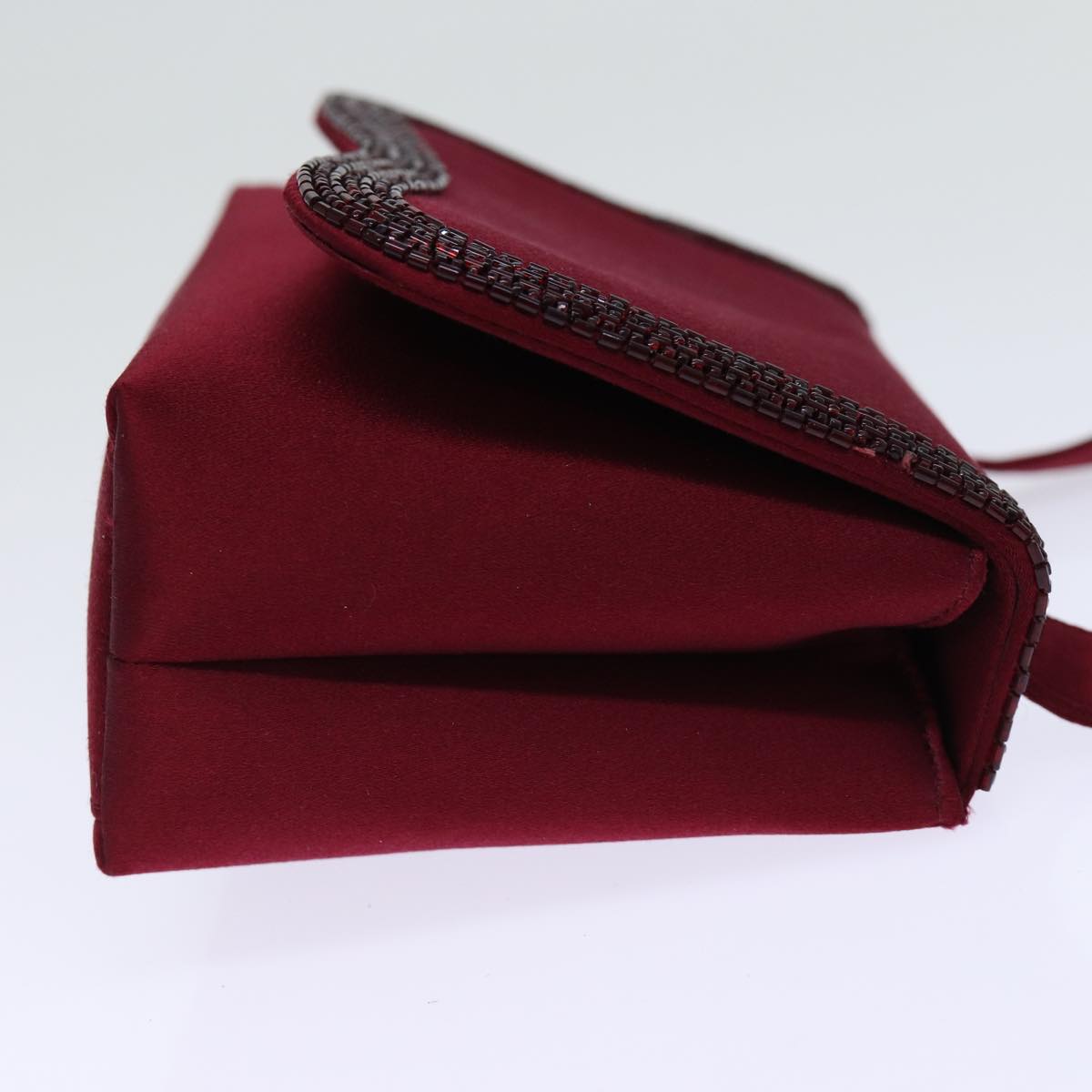 Chanel Pearl Bag Red Synthetic Shoulder Bag (Pre-Owned)