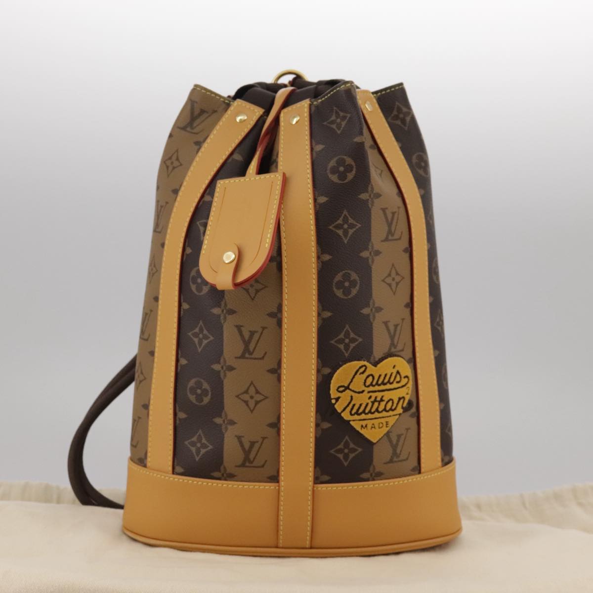Louis Vuitton Randonnée Brown Canvas Shoulder Bag (Pre-Owned)