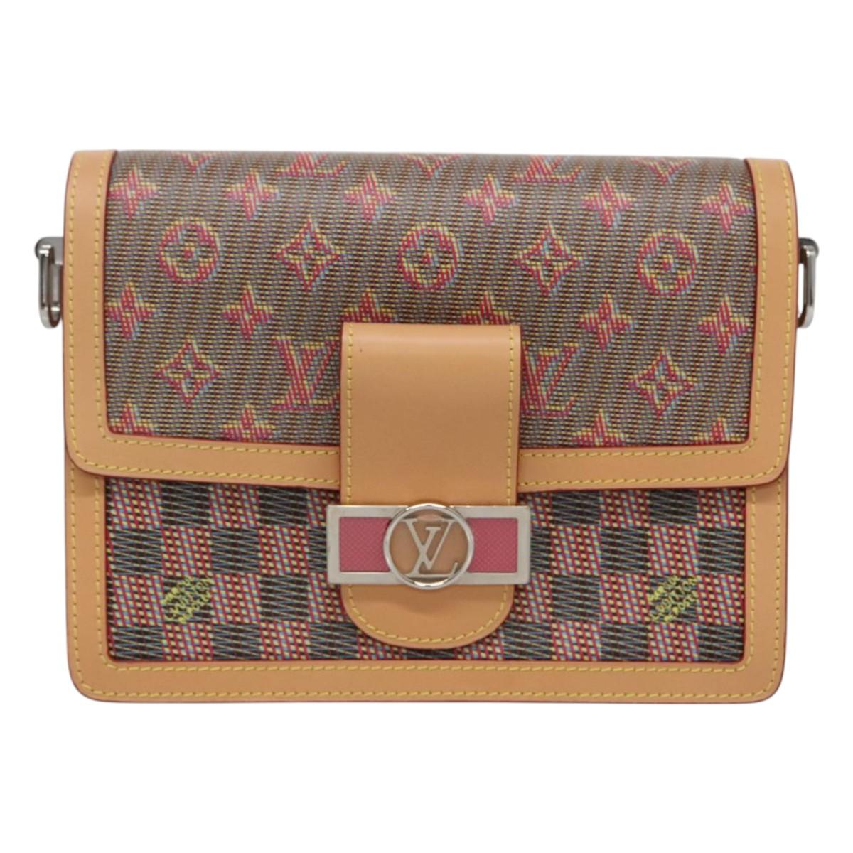 Louis Vuitton Dauphine Pink Canvas Shoulder Bag (Pre-Owned)