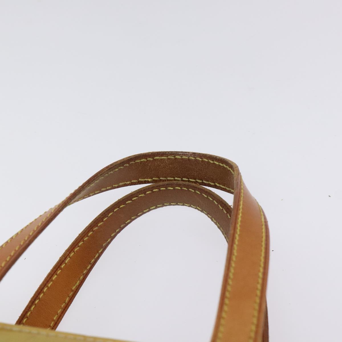Louis Vuitton Reade Yellow Patent Leather Handbag (Pre-Owned)