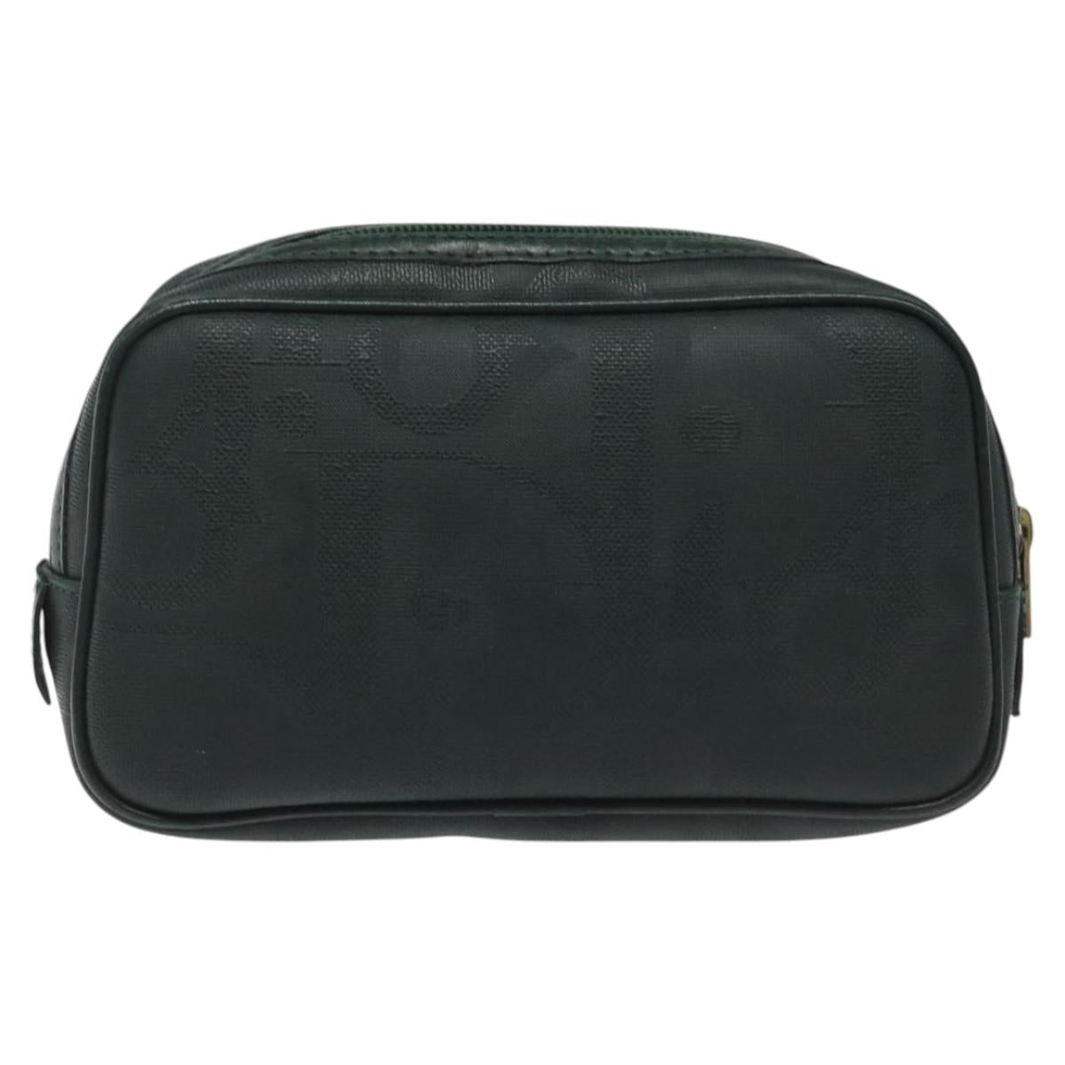 Dior Trotter Green Canvas Clutch Bag (Pre-Owned)