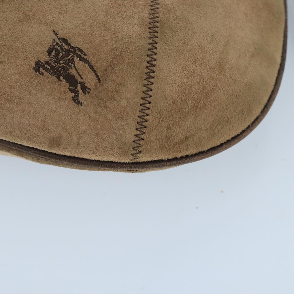 Burberry Blue Label Beige Suede Shoulder Bag (Pre-Owned)