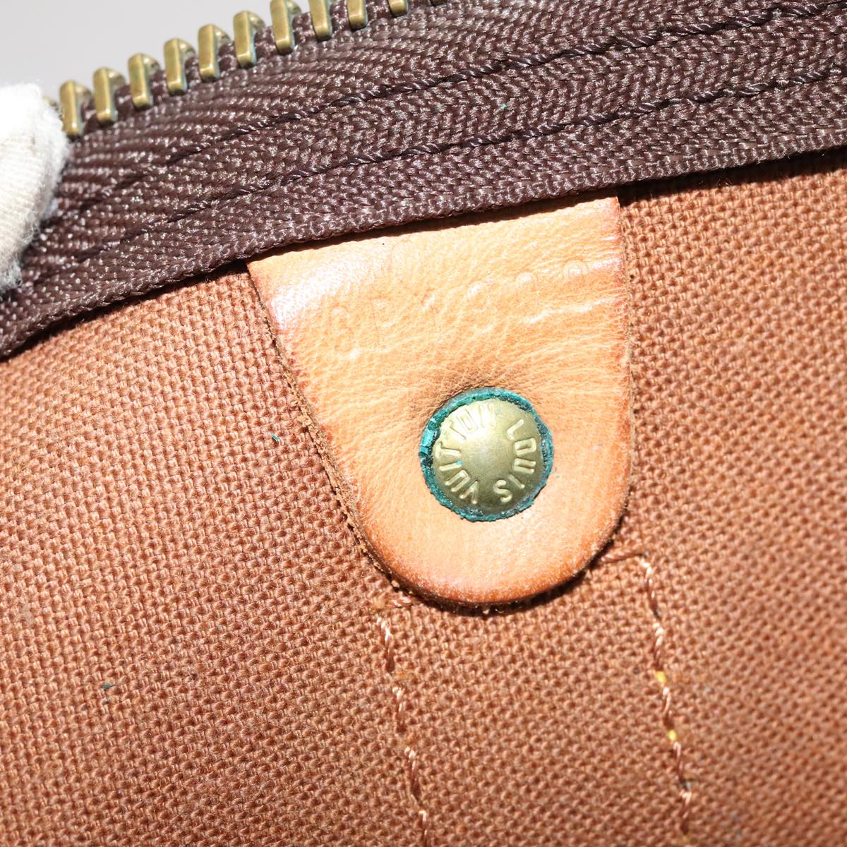 Louis Vuitton Keepall 45 Brown Canvas Travel Bag (Pre-Owned)