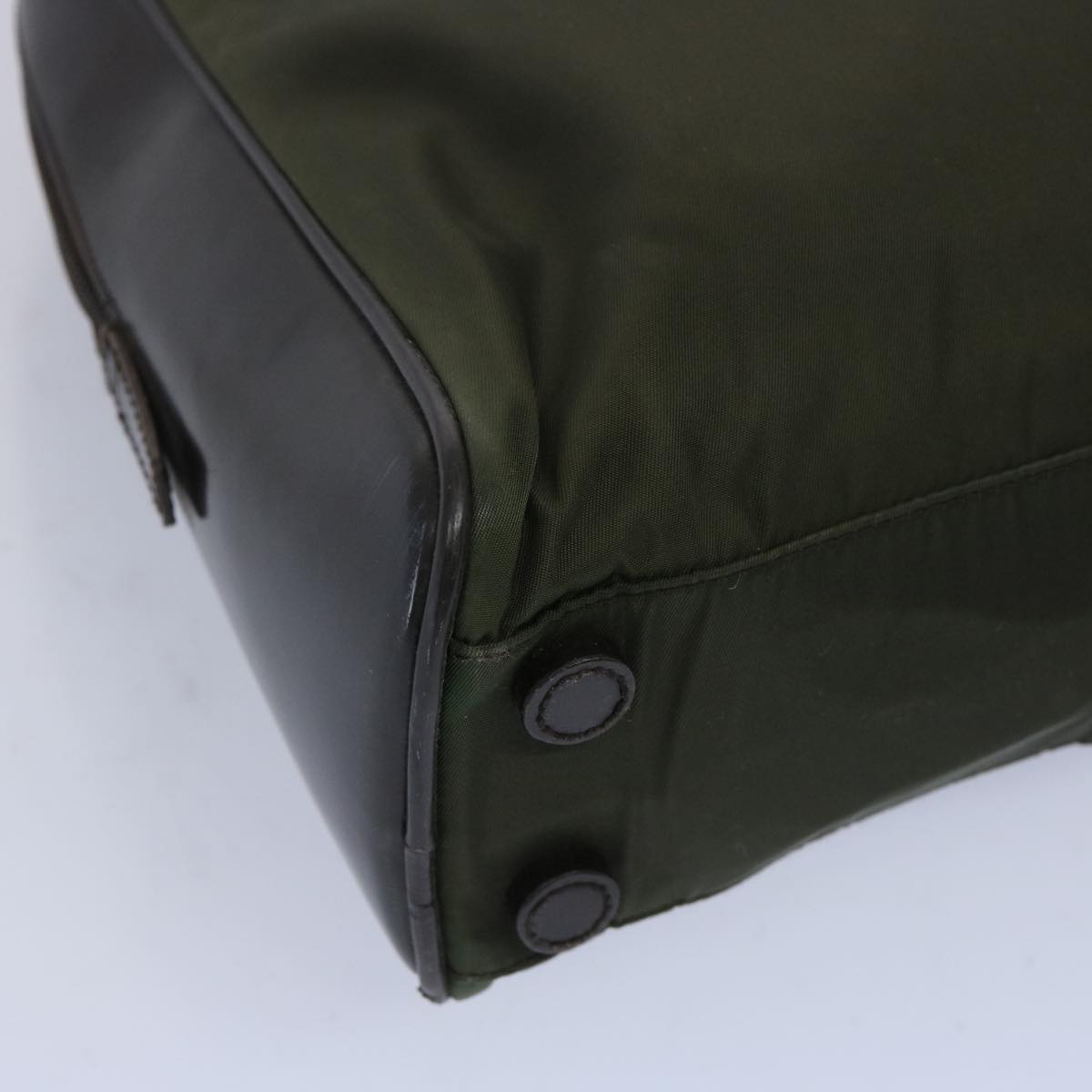 Prada Green Synthetic Tote Bag (Pre-Owned)