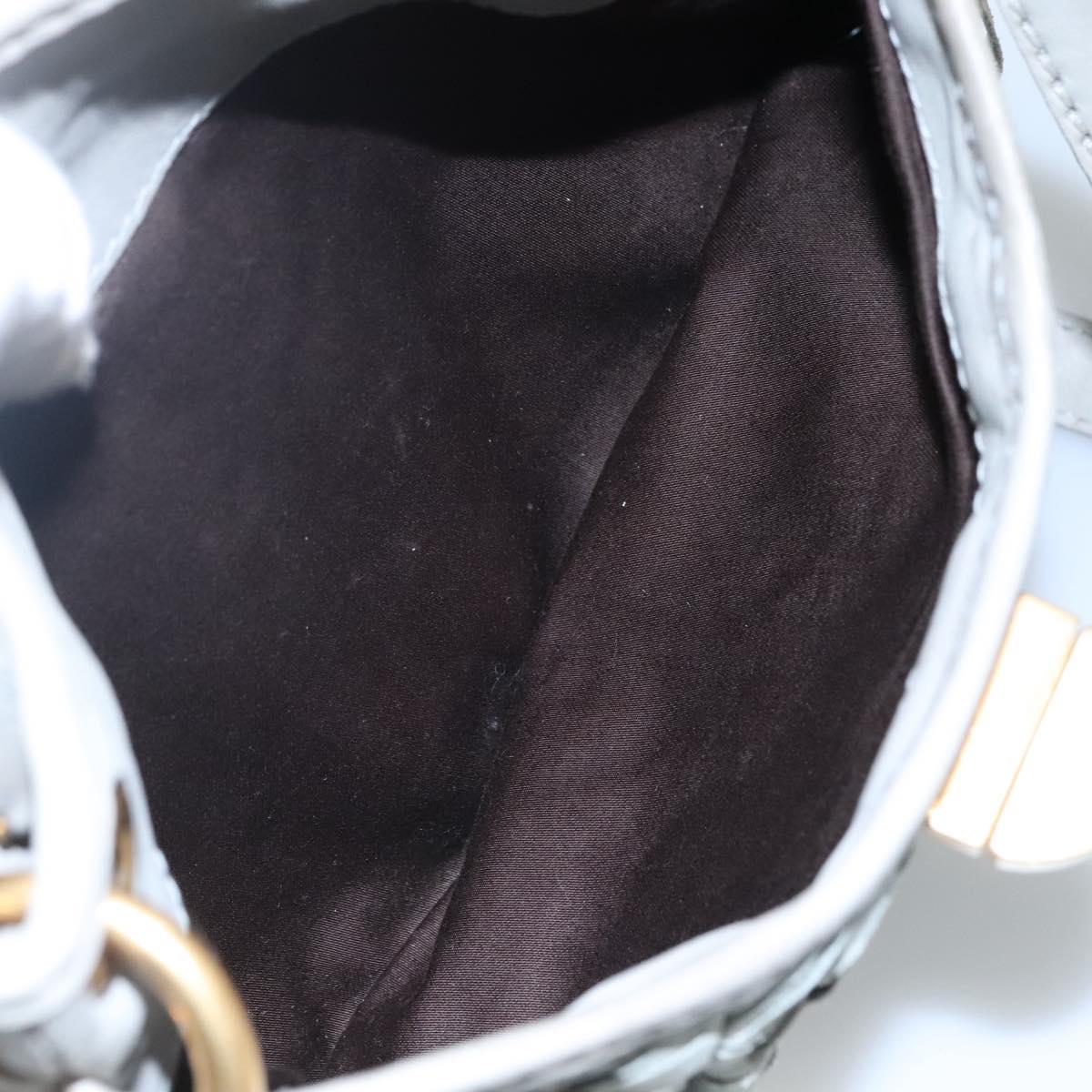 Miu Miu -- Grey Leather Shoulder Bag (Pre-Owned)