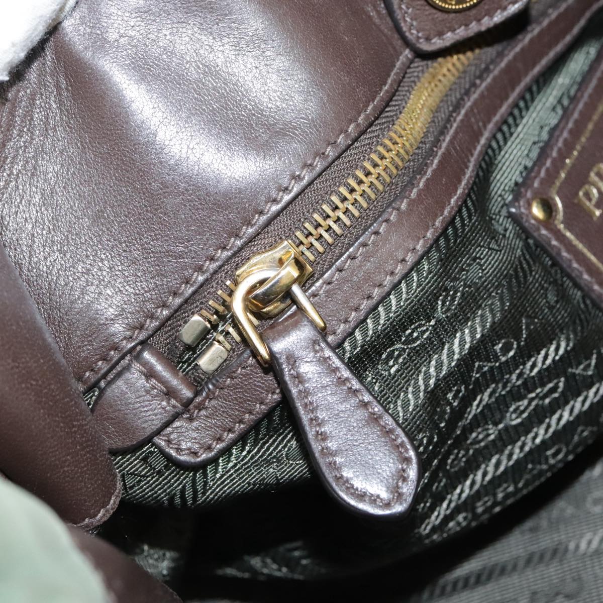 Prada Tessuto Green Synthetic Tote Bag (Pre-Owned)