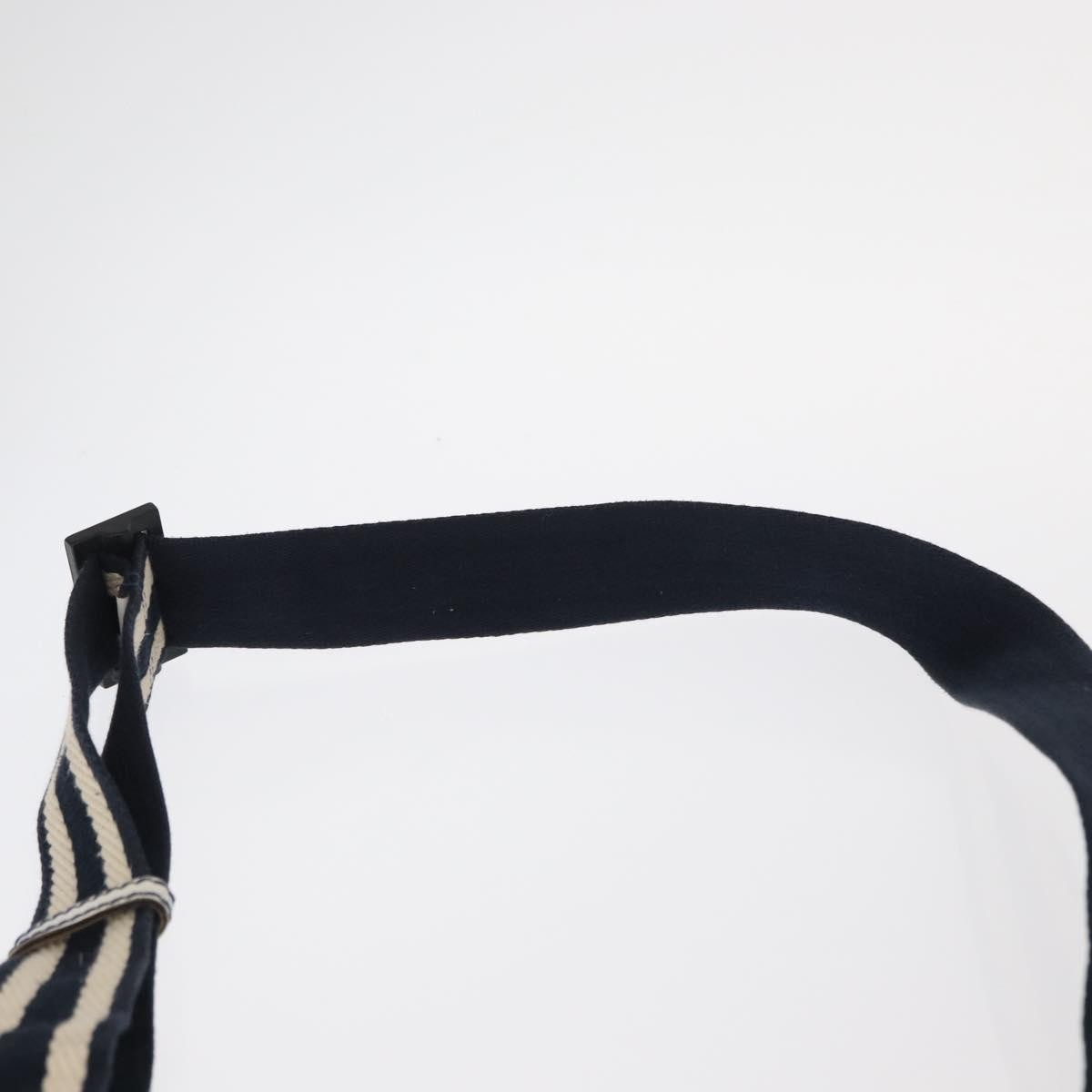Gucci Vintage Gg Coated Canvas Navy Nylon Shoulder Bag Bag (Pre-Owned)