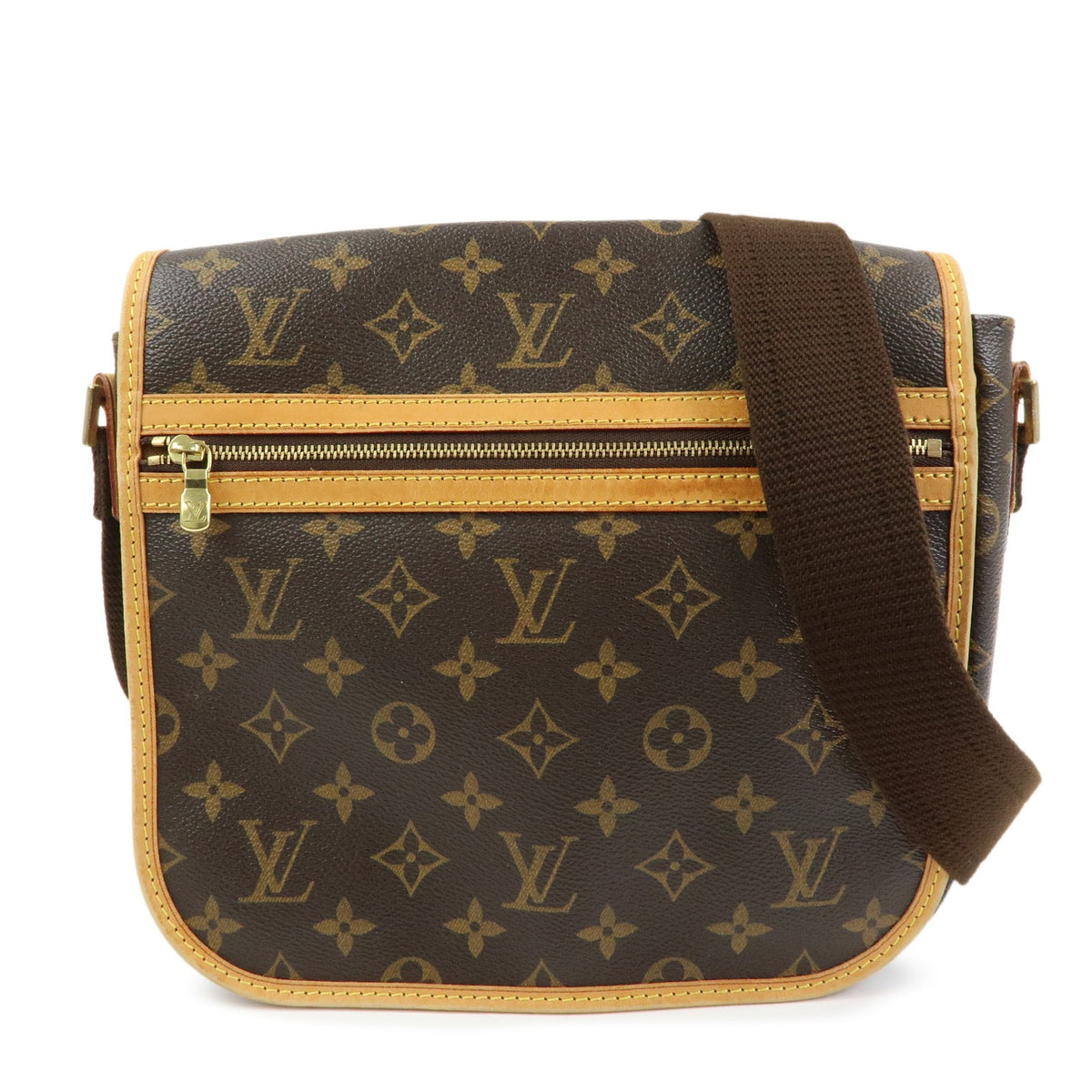 Louis Vuitton Bosphore Messenger Monogram Canvas Brown Canvas Handbag (Pre-Owned)