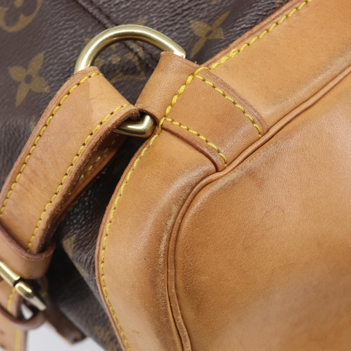 Louis Vuitton Vintage Montsouris Monogram Canvas Brown Canvas Backpack Bag (Pre-Owned)