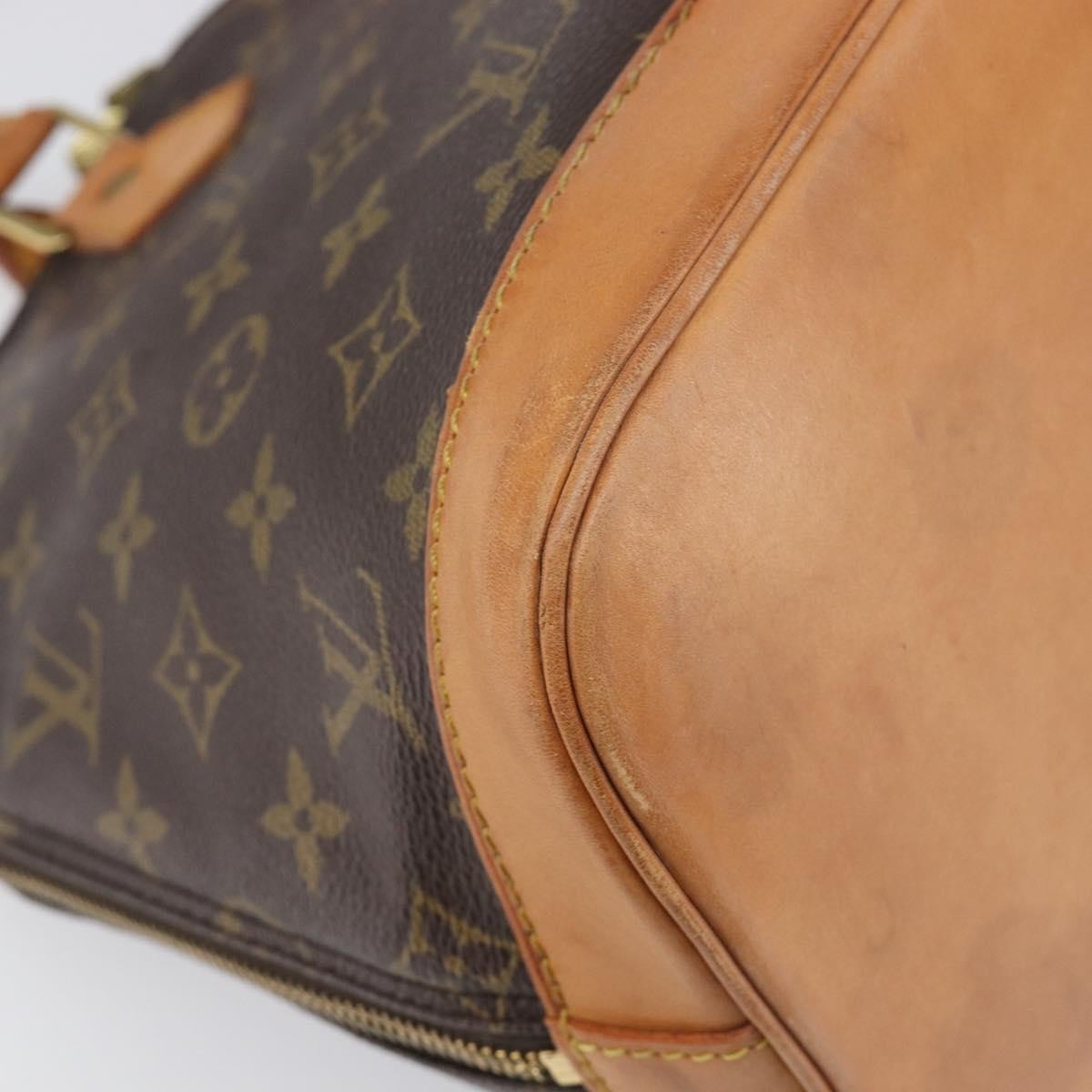 Louis Vuitton Alma Monogram Canvas Brown Canvas Handbag (Pre-Owned)
