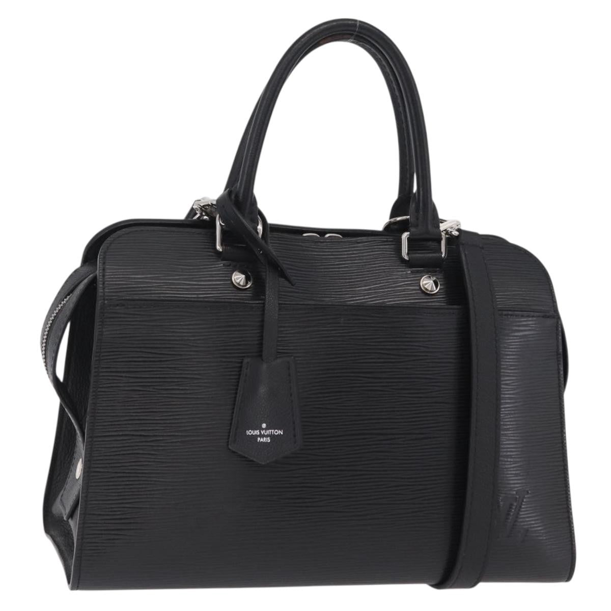 Louis Vuitton Vaneau Epi Leather Black Leather Handbag (Pre-Owned)