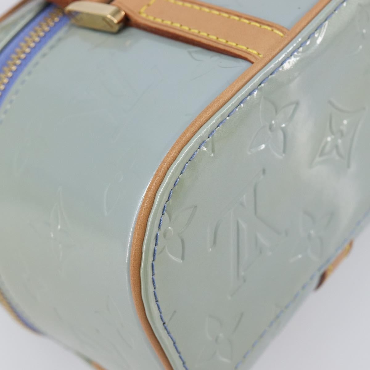 Louis Vuitton Sullivan Horizontal Monogram Vernis Purple Patent_Leather Handbag (Pre-Owned)