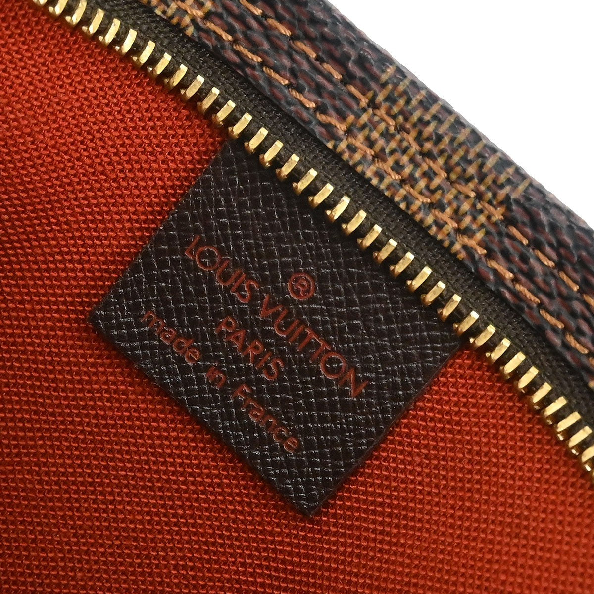 Louis Vuitton Trousse Make Up Damier Canvas Brown Canvas Clutche & Pouche Bag (Pre-Owned)