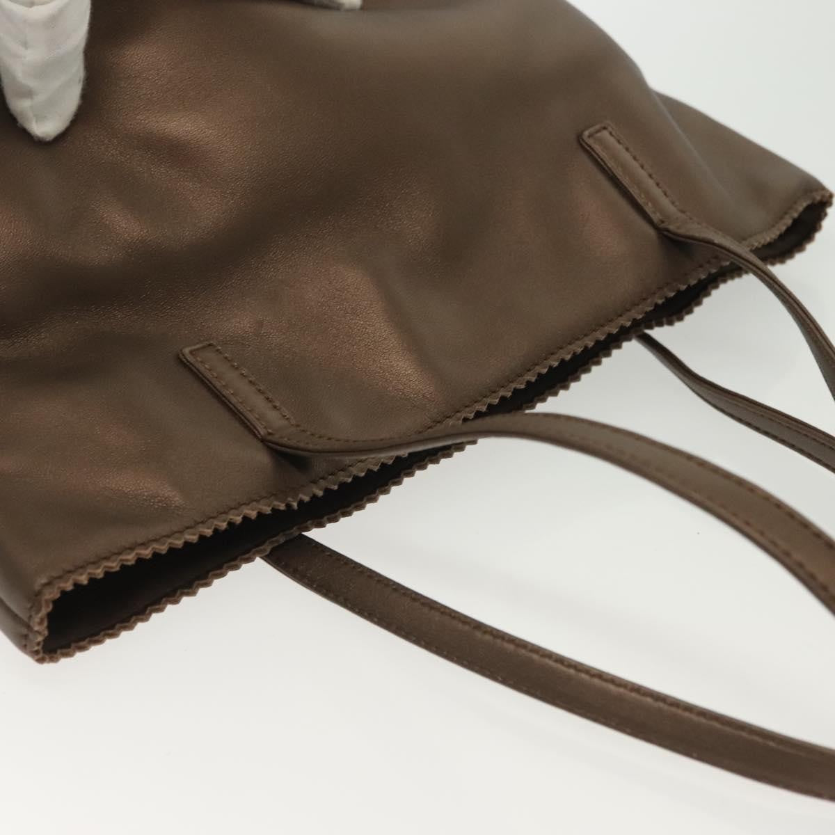 Loewe Anagram Leather Brown Leather Handbag (Pre-Owned)