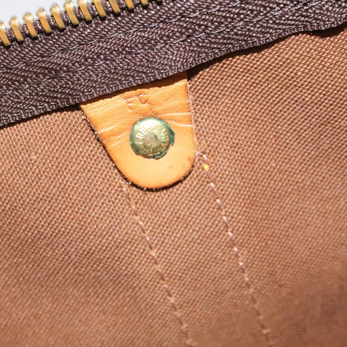 Louis Vuitton Keepall 55 Brown Canvas Travel Bag (Pre-Owned)